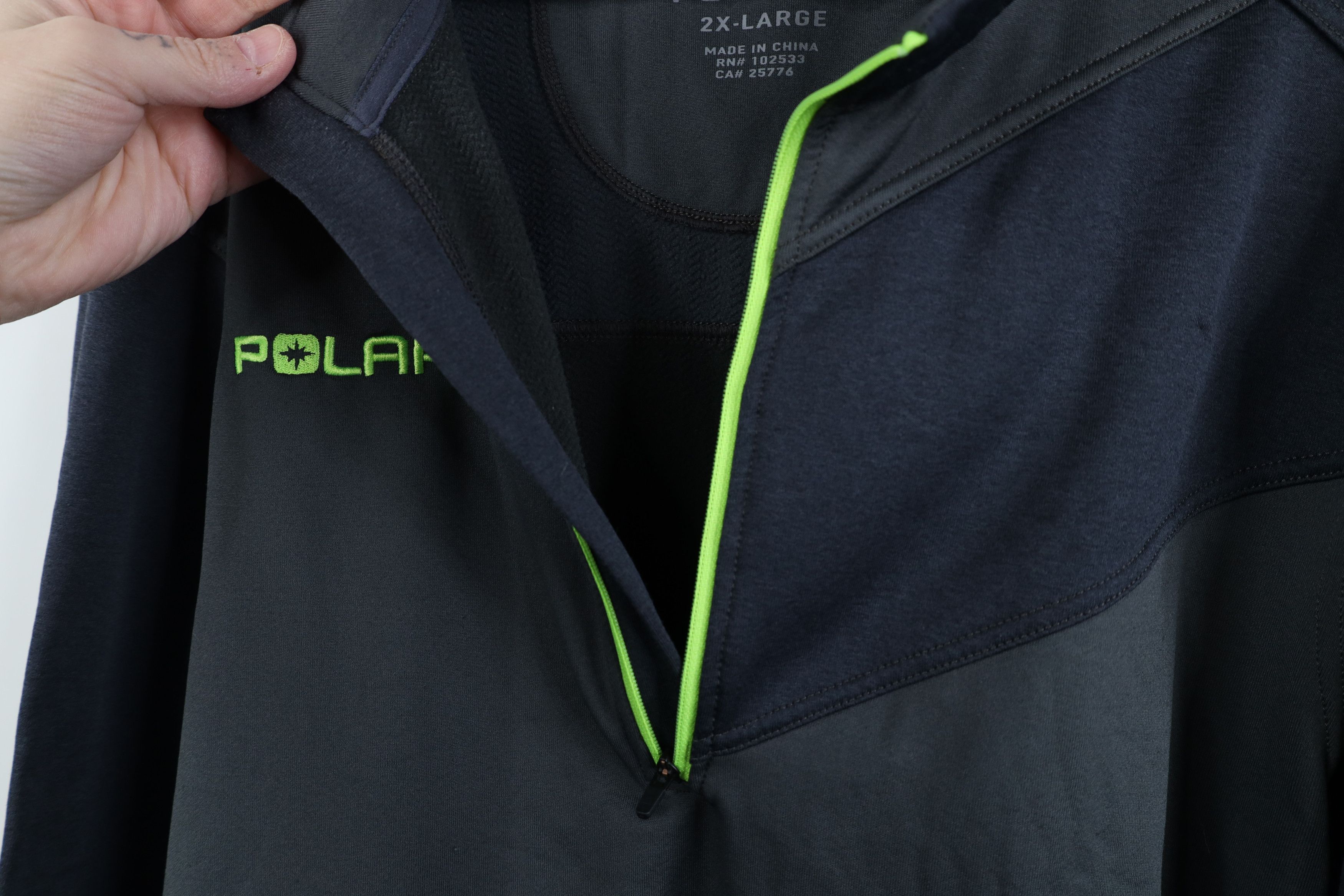 Vintage Vintage Y2K Polaris Snowmobile Half Zip Pullover Jacket Size US XXL / EU 58 / 5 - 5 Thumbnail