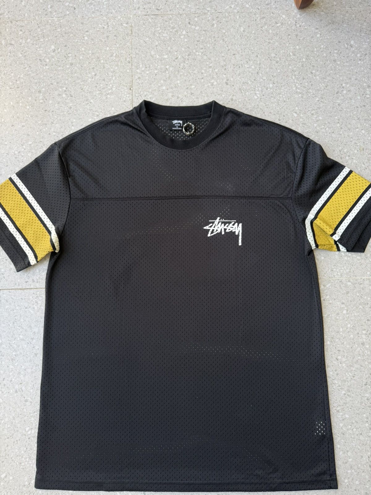 Stussy STUSSY TEAM 80 JERSEY BLACK | Grailed