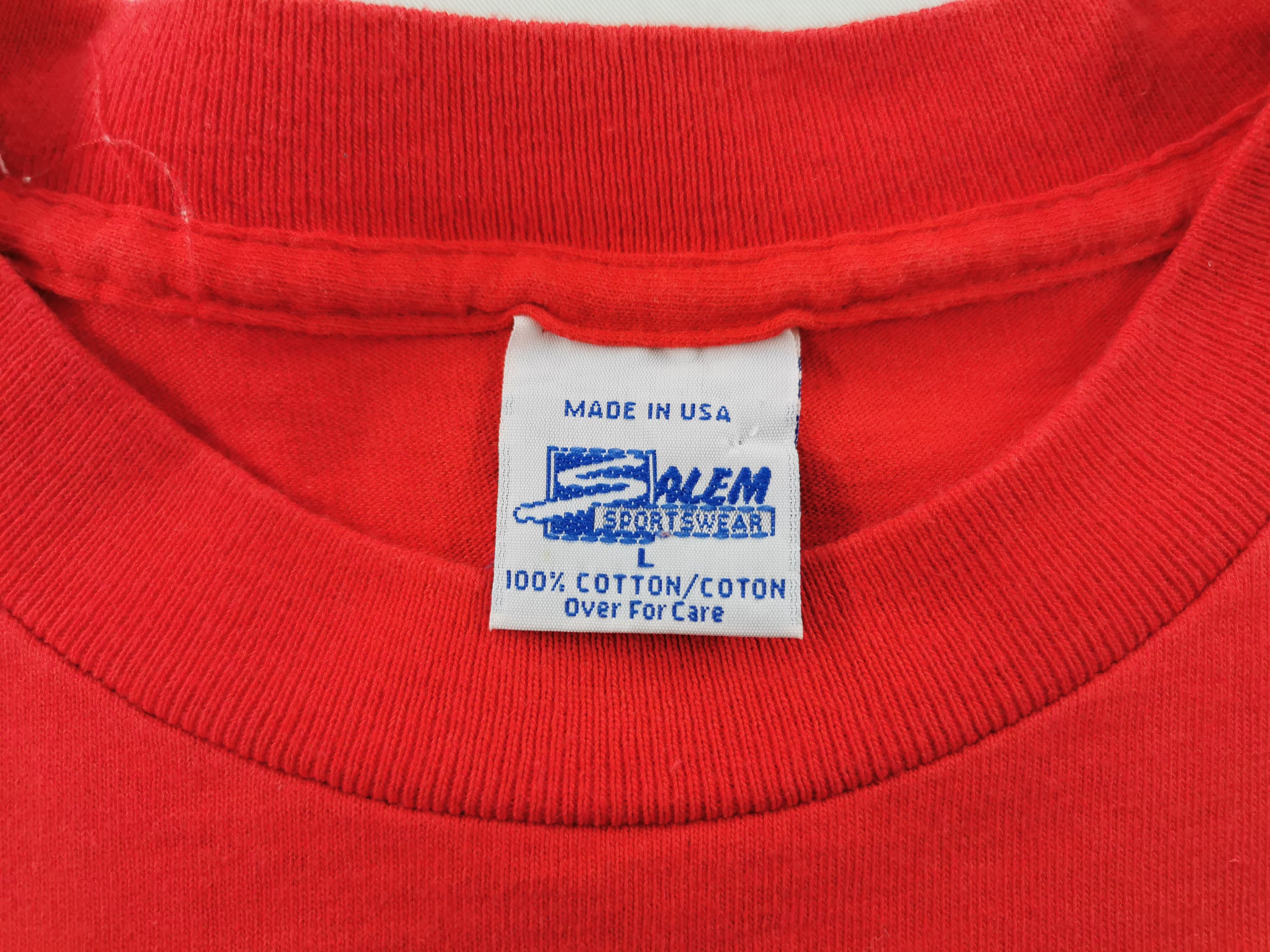 Vintage Vintage 90's Michael Jordan NBA Chicago Bulls By Salem Tee Size US L / EU 52-54 / 3 - 7 Thumbnail