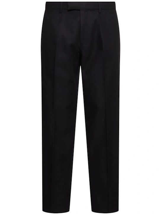 Z Zegna o1lsvrm0525 Cotton & Linen Pants in Navy Blue Size US 30 / EU 46 - 1 Thumbnail