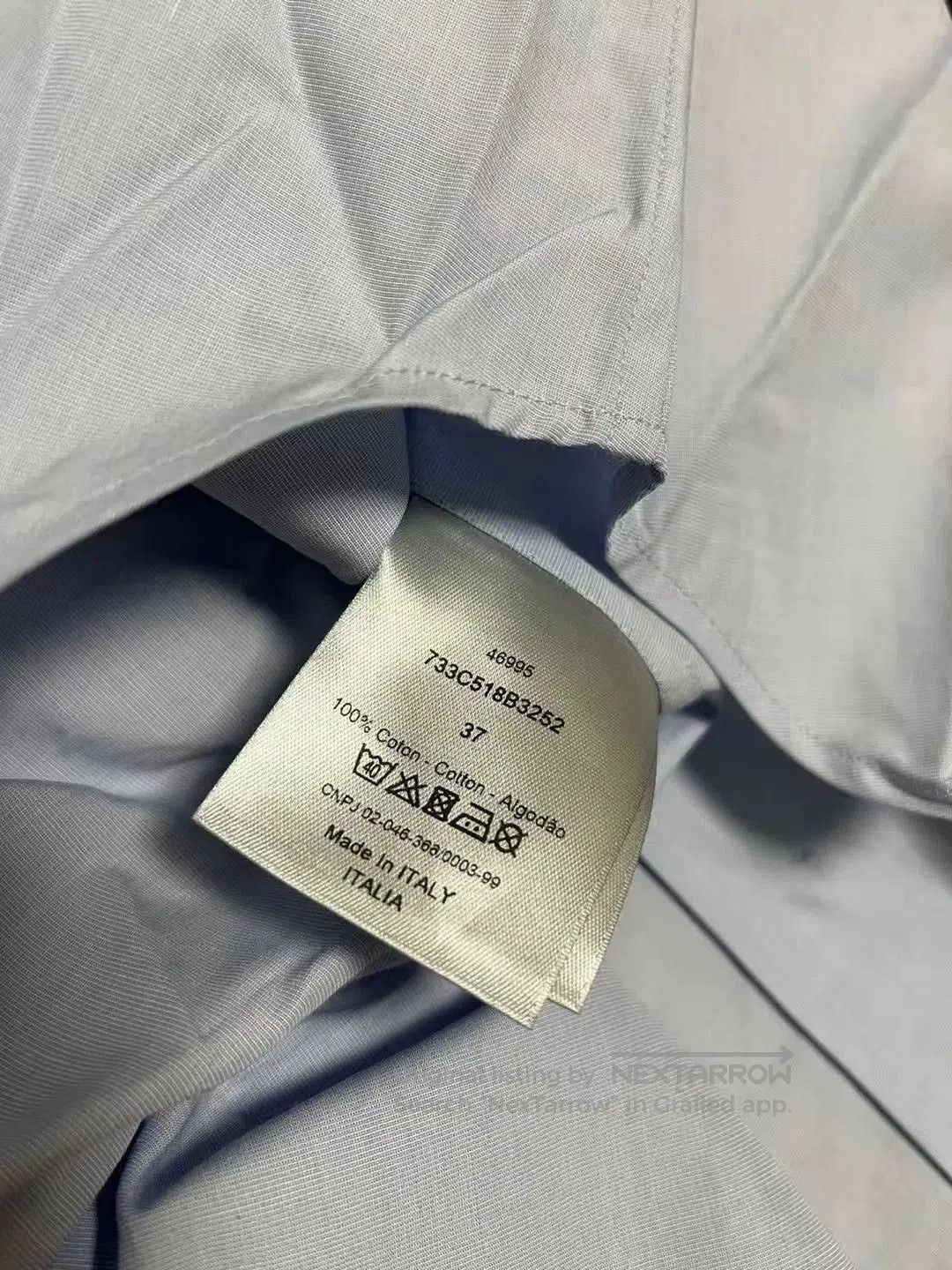 Dior dior embroidered bee long sleeve shirt. Size US S / EU 44-46 / 1 - 9 Thumbnail