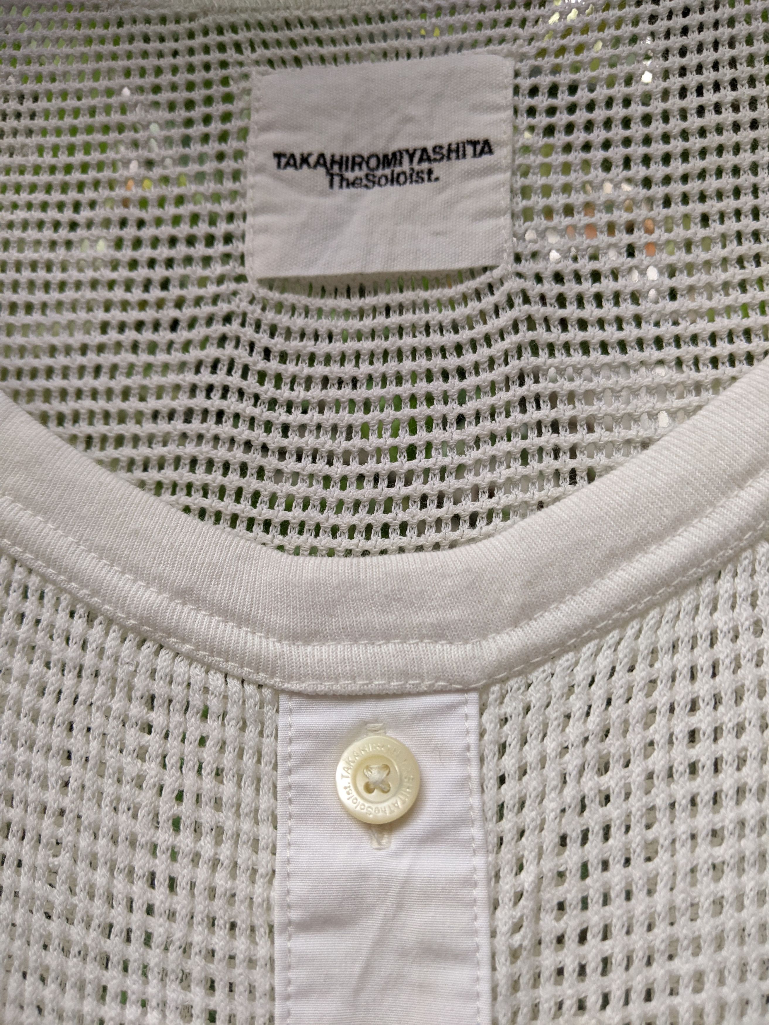 Takahiromiyashita The Soloist. Takahiromiyashita The Soloist Mesh Sleeveless Knit Size US M / EU 48-50 / 2 - 11 Thumbnail