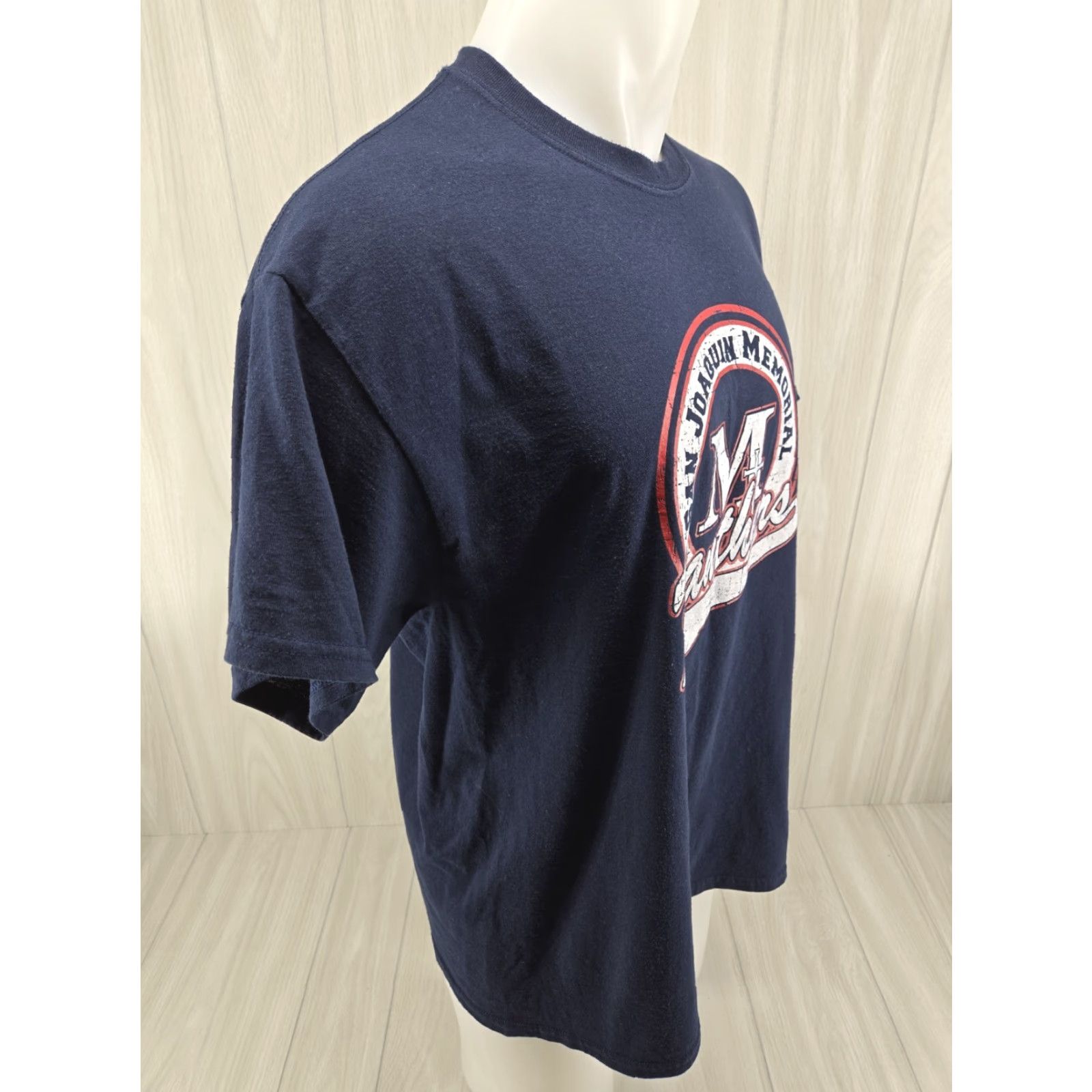 Gildan San Joaquin Memorial Panthers T-Shirt Blue Size XL Size US XL / EU 56 / 4 - 6 Thumbnail