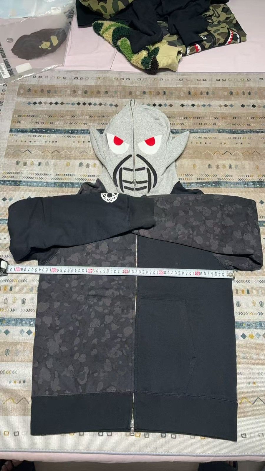 Bape BAPE &UNKLE SHARK FULL ZIP HOODIE Size US L / EU 52-54 / 3 - 11 Thumbnail