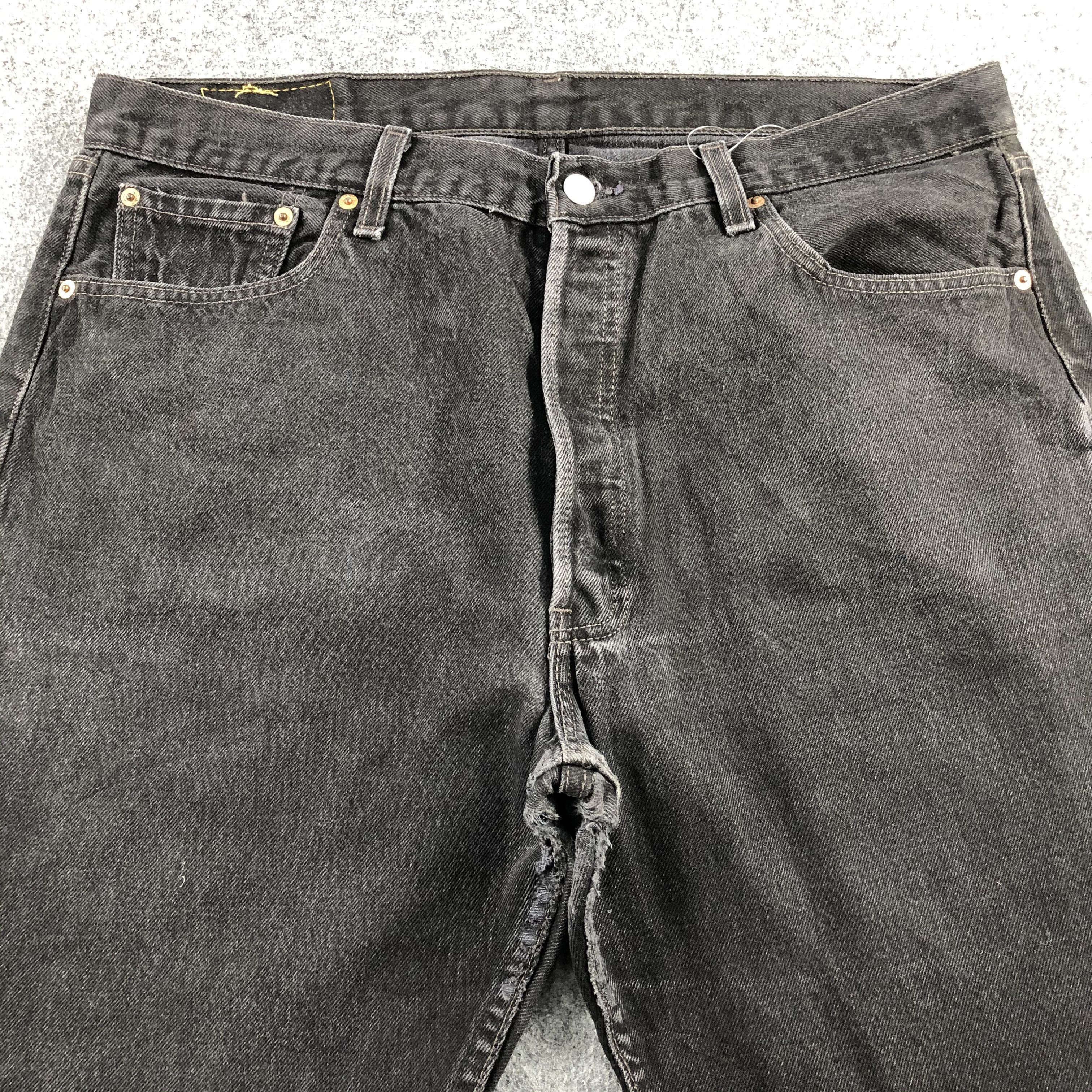 Levi's 90s Vintage Levis 501 Earth Tone Jeans-J1570 Size US 37 - 3 Thumbnail