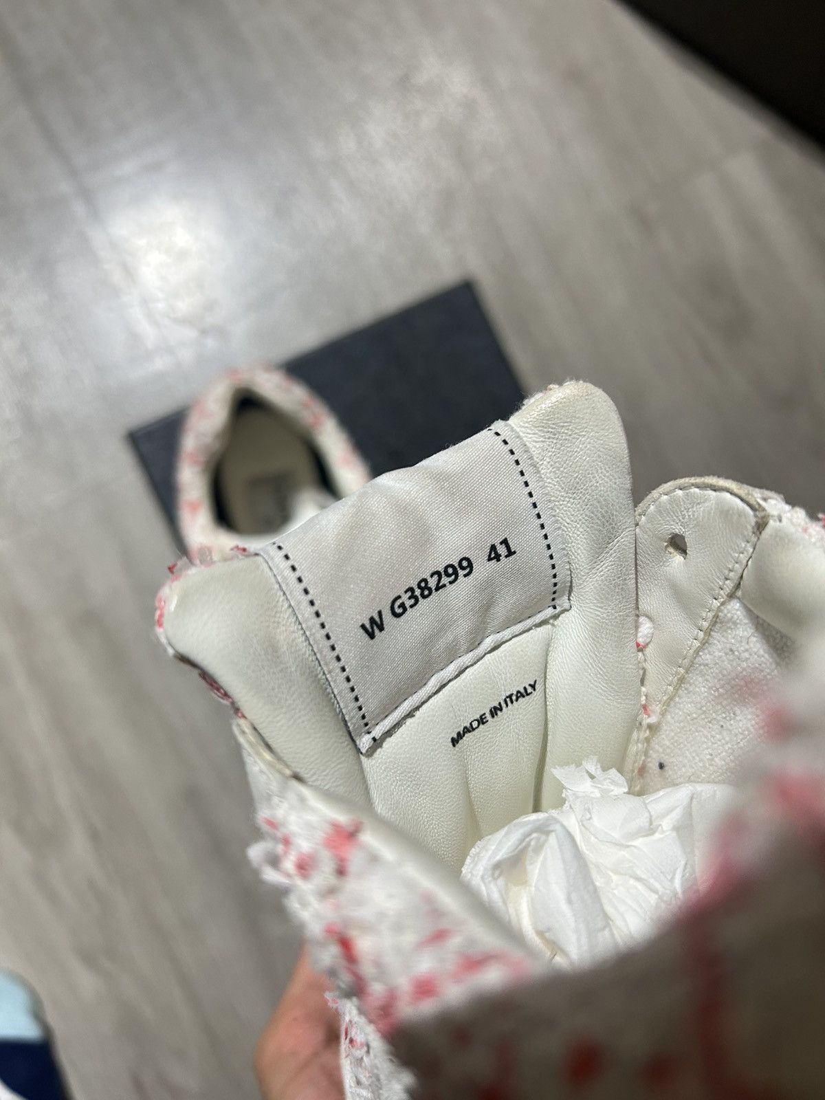 Chanel Chanel trainer CC logo low knit ecru pink white Size US 8 / EU 41 - 5 Thumbnail
