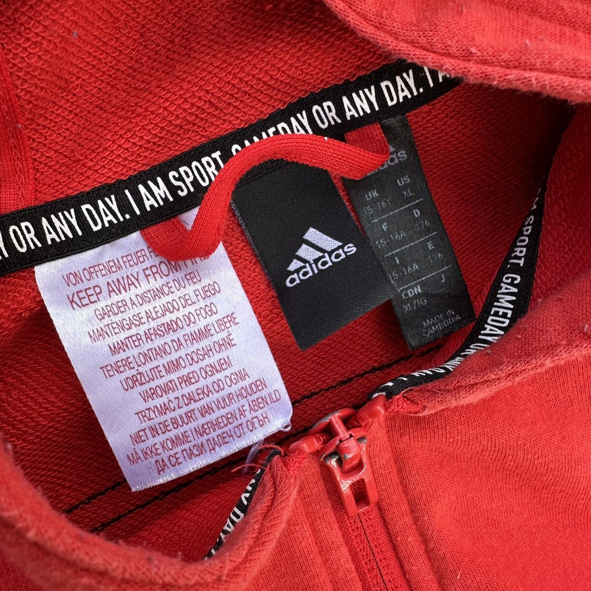 Adidas Style Punk Hype Adidas Zip Hoodie Size XL Trend 00s Y2K Size US XL / EU 56 / 4 - 8 Thumbnail
