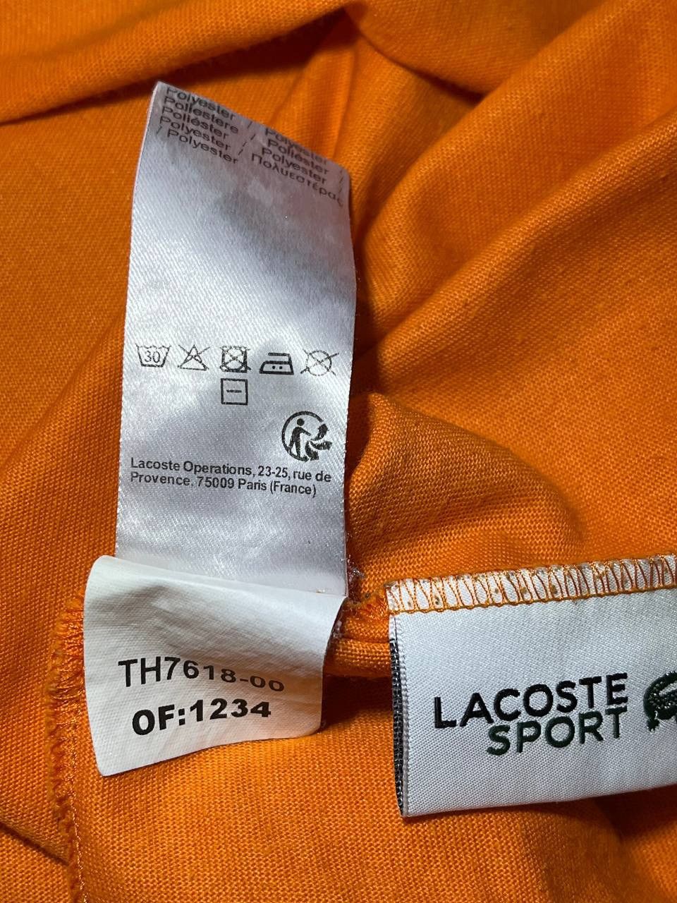 Lacoste Lacoste sport orange basic logo tee Size US XL / EU 56 / 4 - 8 Thumbnail