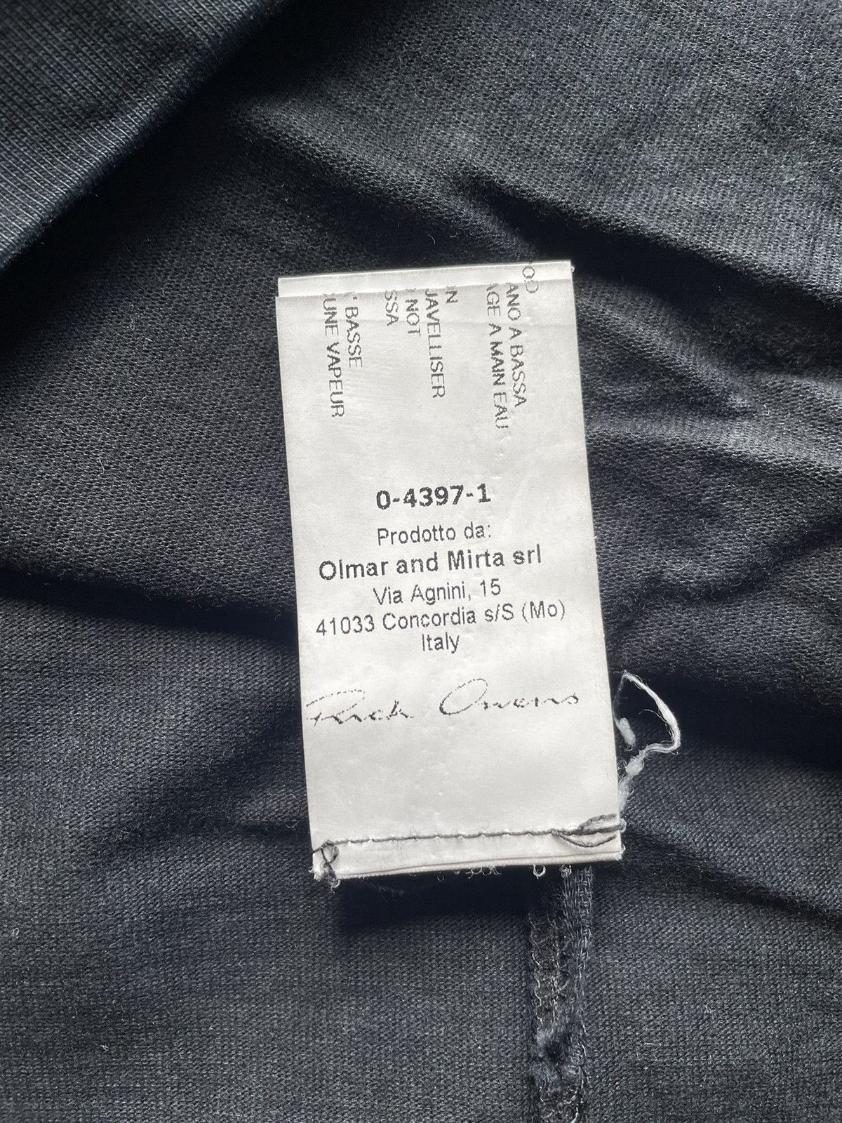 Rick Owens × Rick Owens Drkshdw Rick Owens Sweat Tee Size US L / EU 52-54 / 3 - 5 Thumbnail