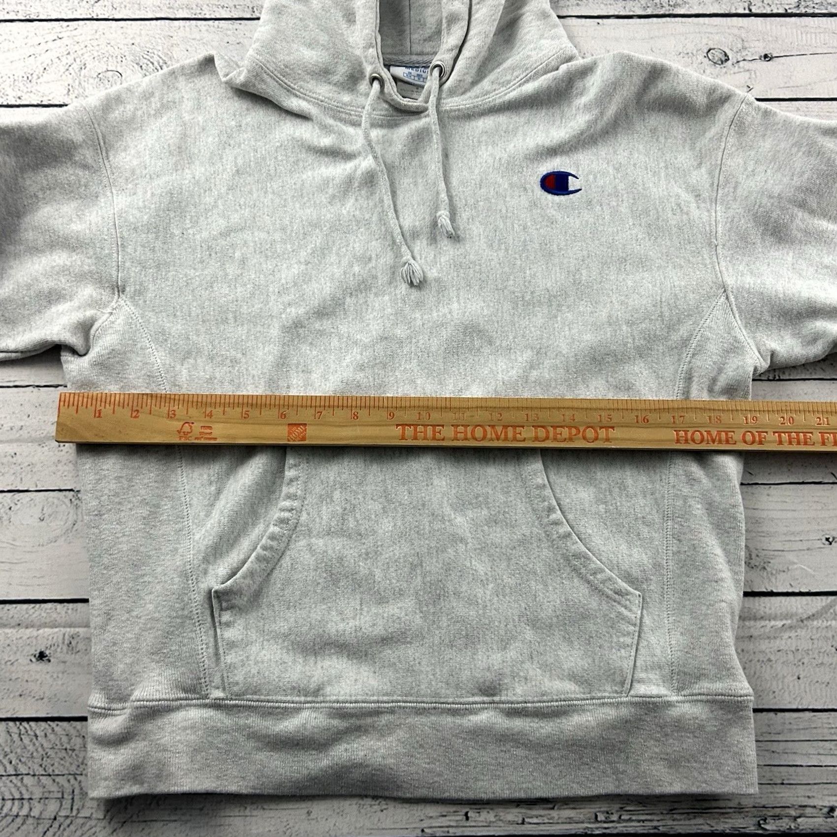 Champion Champion Reverse Weave Hoodie Sweatshirt Women's M Gray Pullover Reversible Activewear Size M / US 6-8 / IT 42-44 - 6 Thumbnail