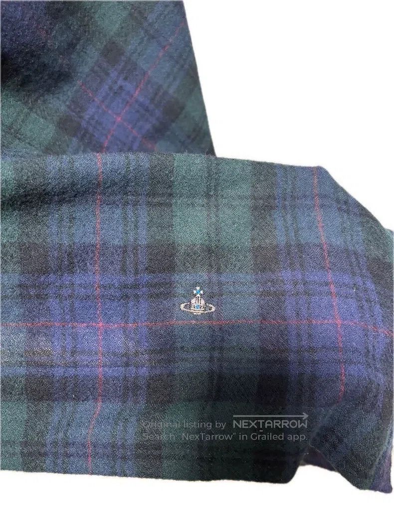 Vivienne Westwood Vivienne Westwood Plaid Asymmetrical Wool Shirt Jacket Size US M / EU 48-50 / 2 - 6 Thumbnail