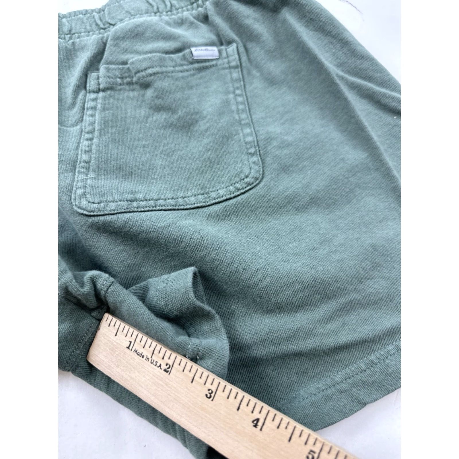 Eddie Bauer VINTAGE Eddie Bauer Women's Sleep Shorts L Green Fleece Lounge 80s Bedtime Size 36" / US 14 / IT 50 - 4 Thumbnail