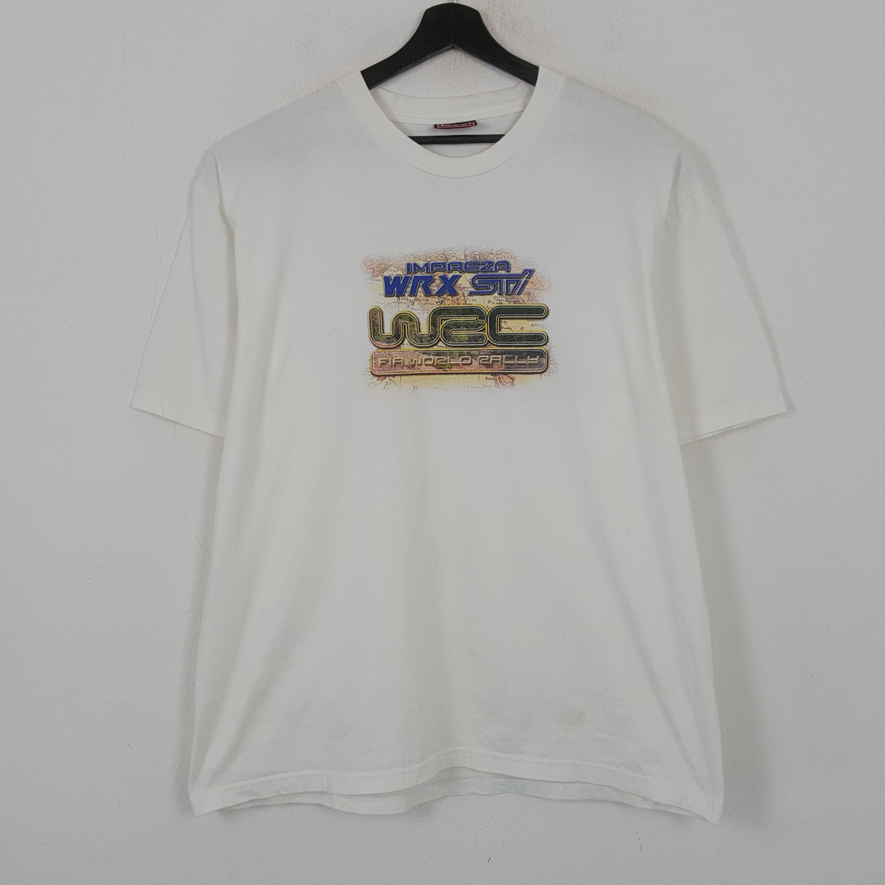 Vintage Subaru Impreza Japanese Motorsports Tshirt RR1 Size US XL / EU 56 / 4 - 3 Thumbnail
