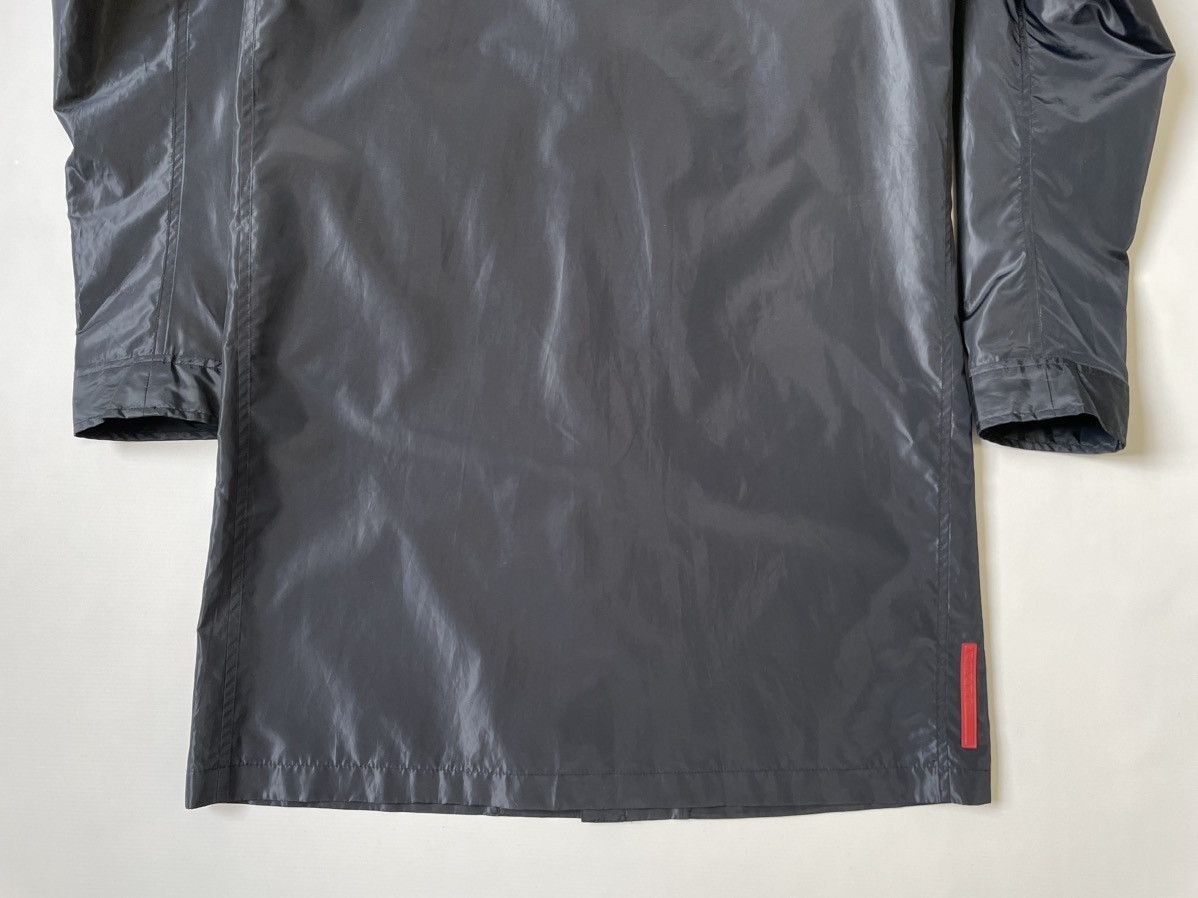 Prada Dark Blue Nylon Zip Mac Jacket Size US M / EU 48-50 / 2 - 17 Thumbnail