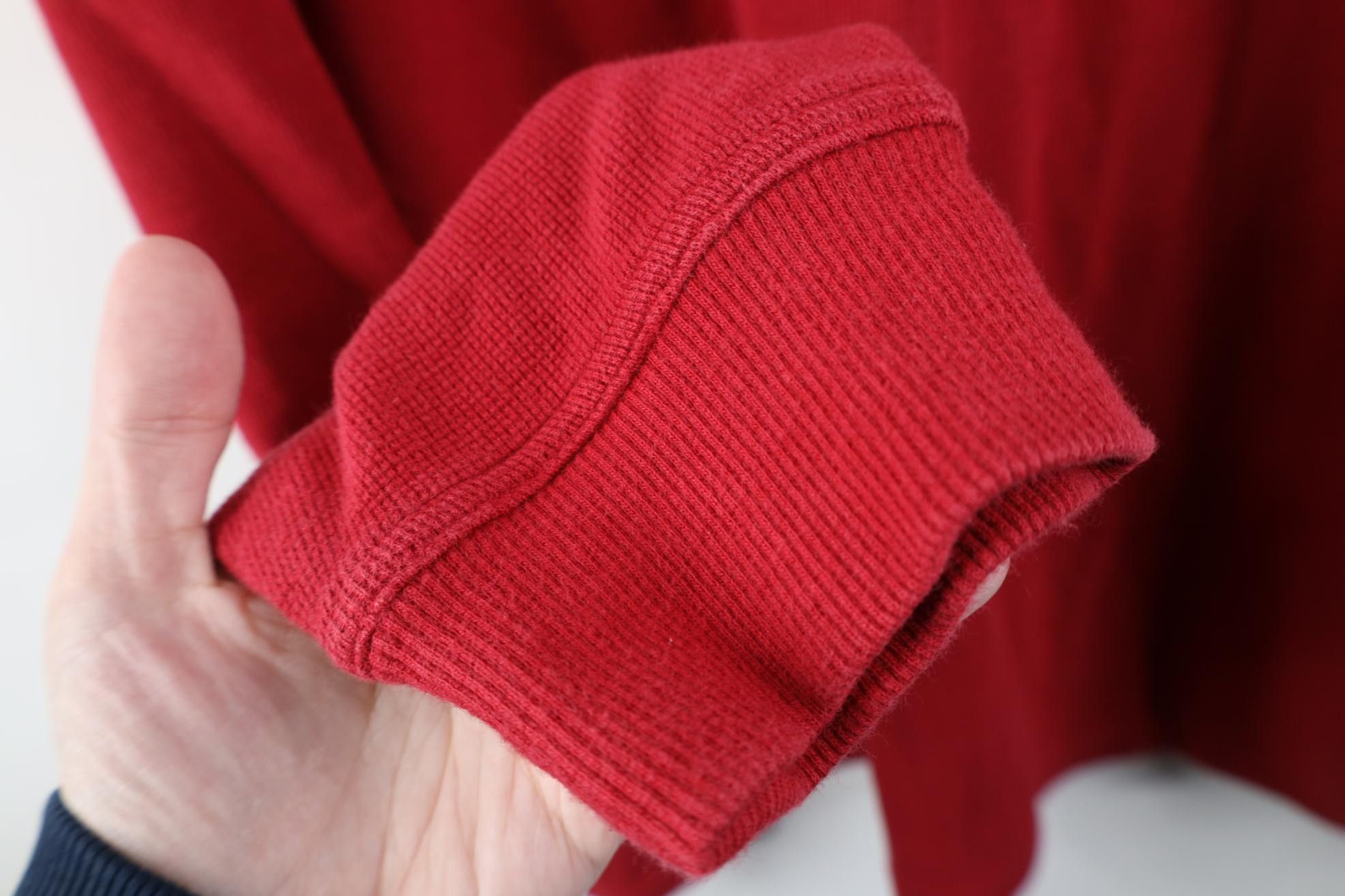 L.L. Bean Vintage 90s Y2K LL Bean Waffle Long Sleeve Henley T-Shirt Size US L / EU 52-54 / 3 - 11 Thumbnail