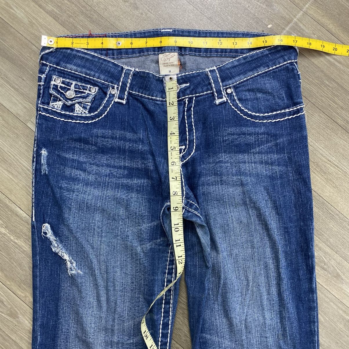 True Religion Vintage True Relligion Billy Super T Flared Jeans Lgb Style Size US 32 / EU 48 - 19 Thumbnail
