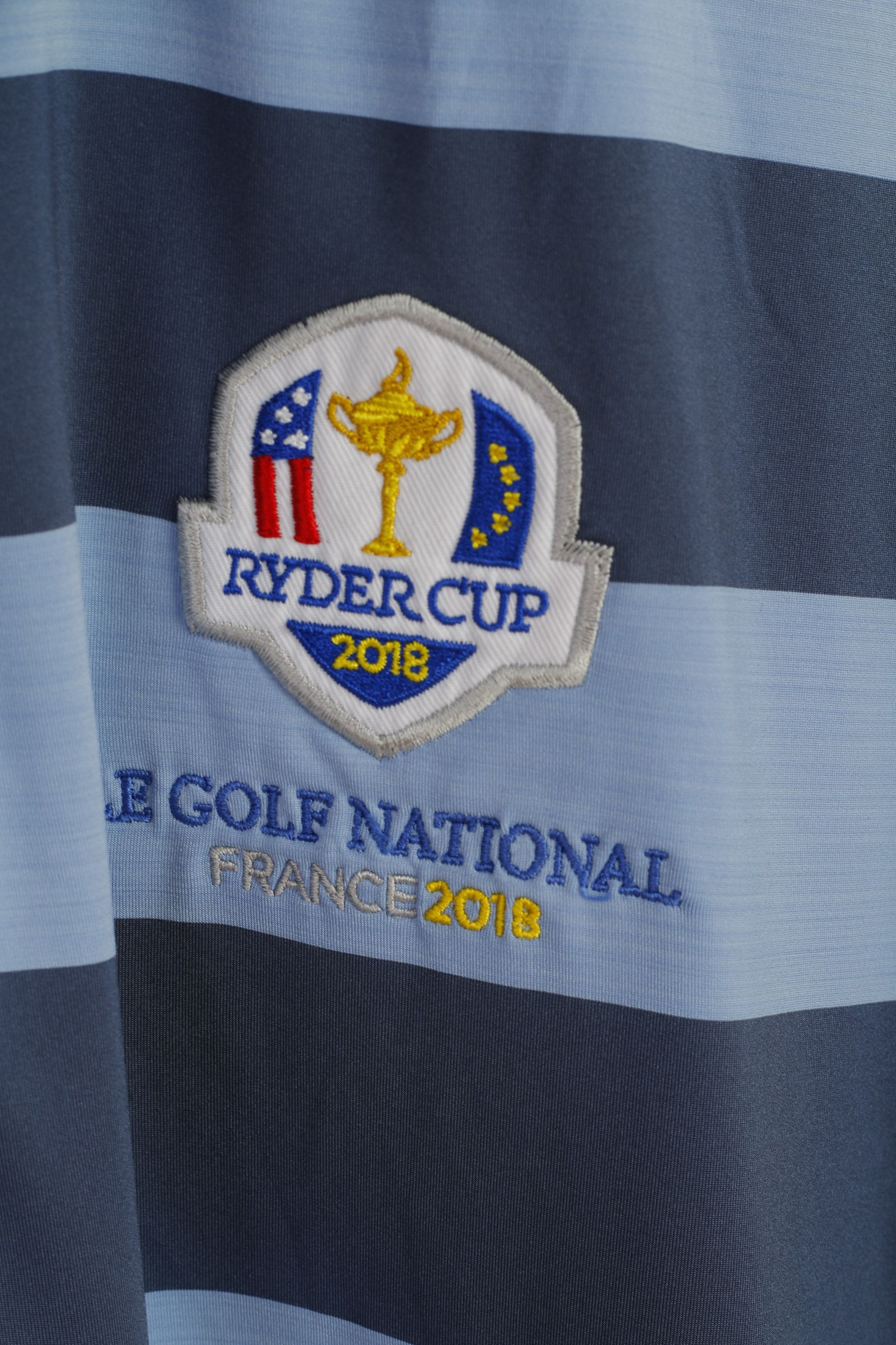 Adidas Adidas Golf Men XXL Polo Shirt Blue Ryder Cup 2018 7980 Size US XXL / EU 58 / 5 - 3 Thumbnail