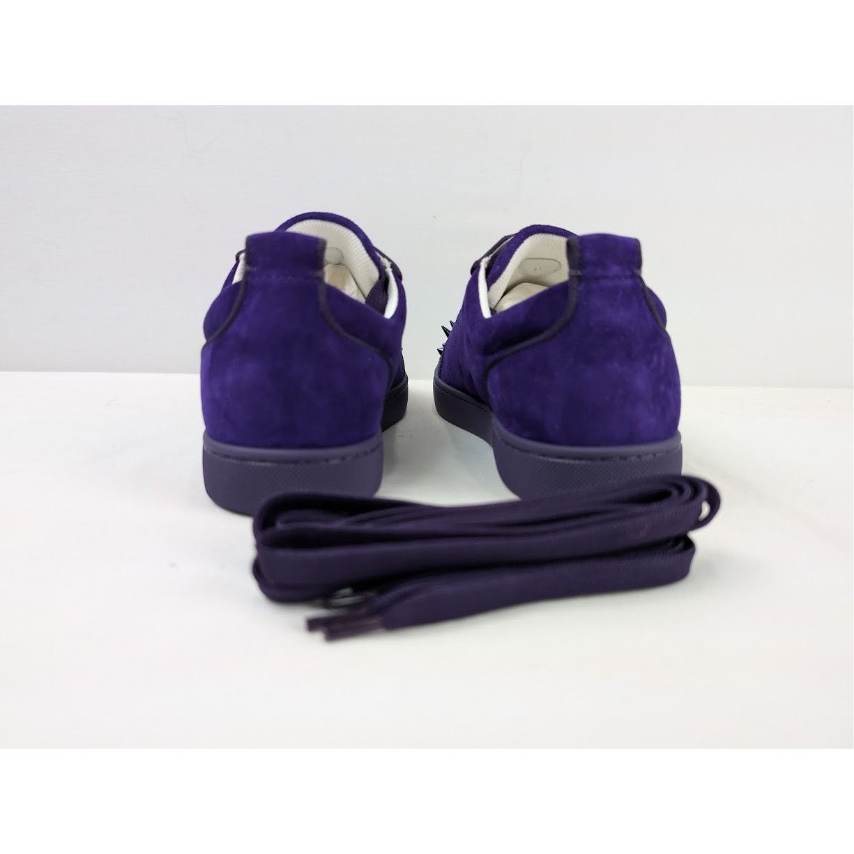 Christian Louboutin o1rshd1 Junior Pik Strass Sneakers in Blue Size US 8 / EU 41 - 10 Thumbnail