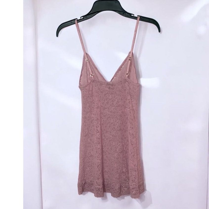 Victoria's Secret Victoria's Secret Lace Mesh Pink Lingerie Dress Tank Top MED Size M / US 6-8 / IT 42-44 - 2 Thumbnail