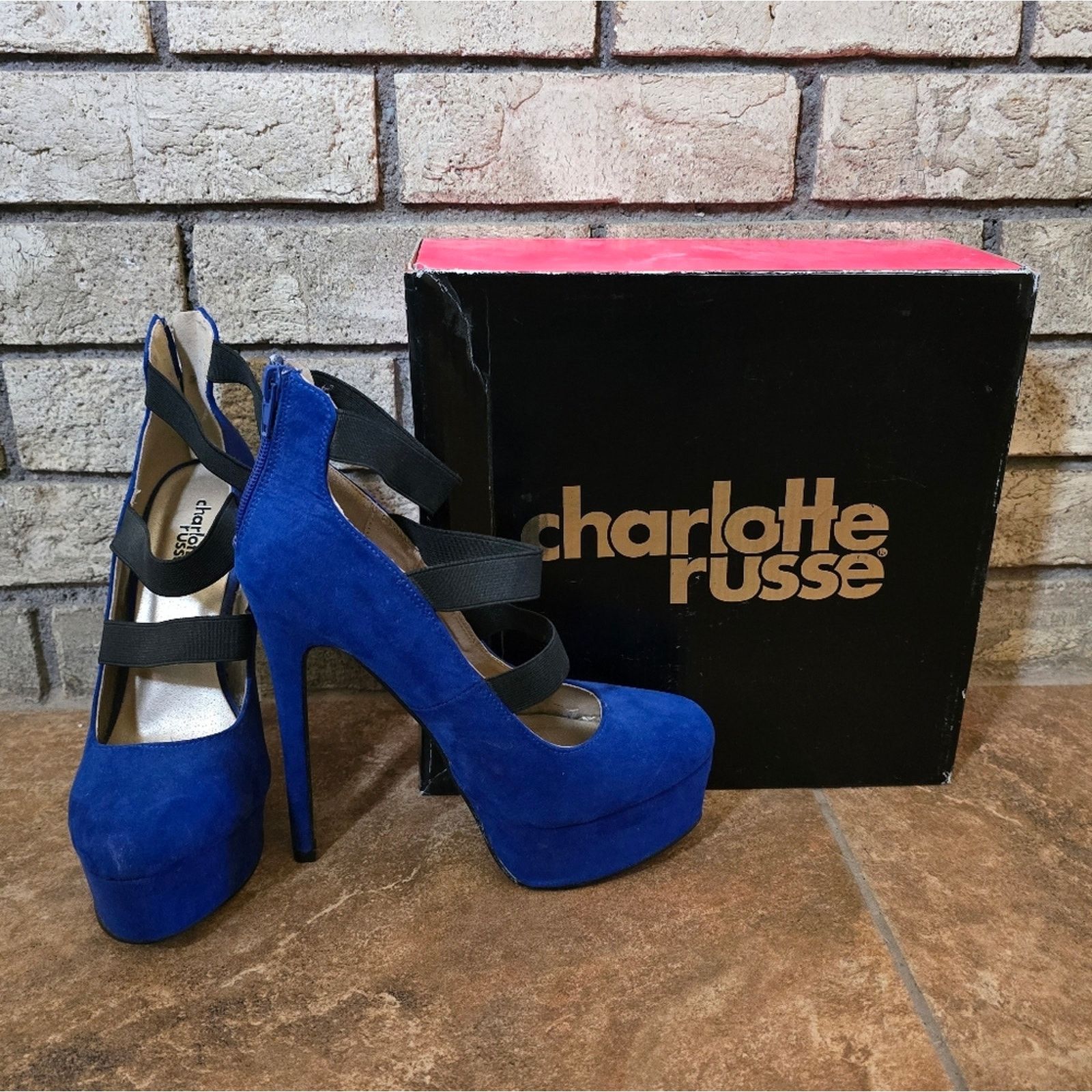 Other Cobalt Blue | CHARLOTTE RUSSE | Ravish Bootie Size US 7 / IT 37 - 1 Thumbnail