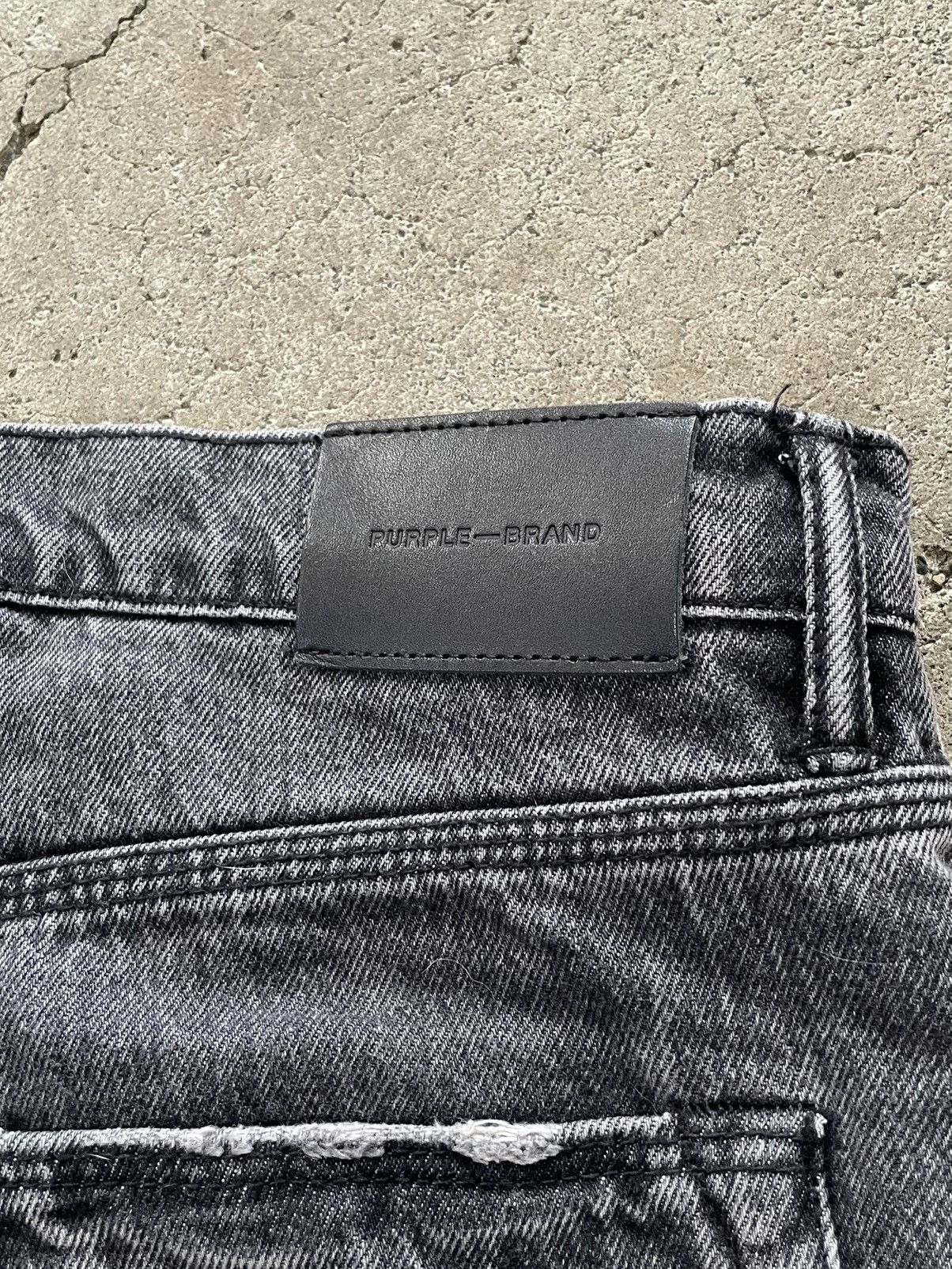 Purple Brand Purple Brand Distressed Black Denim Size US 32 / EU 48 - 5 Thumbnail