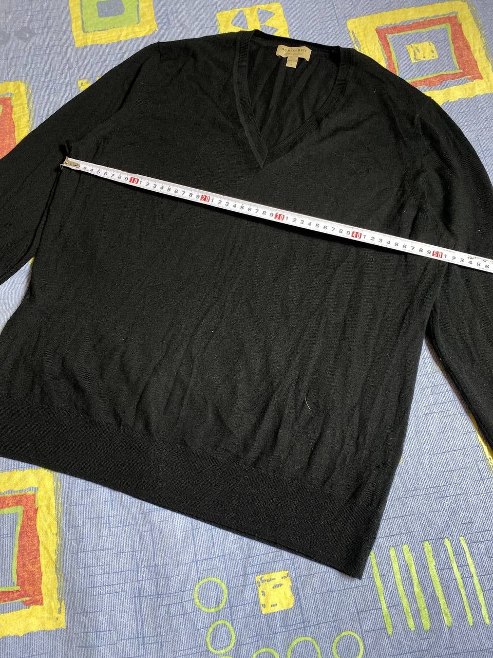 Burberry Thomas Burberry Vintage Sweater V Neck Size US L / EU 52-54 / 3 - 7 Thumbnail