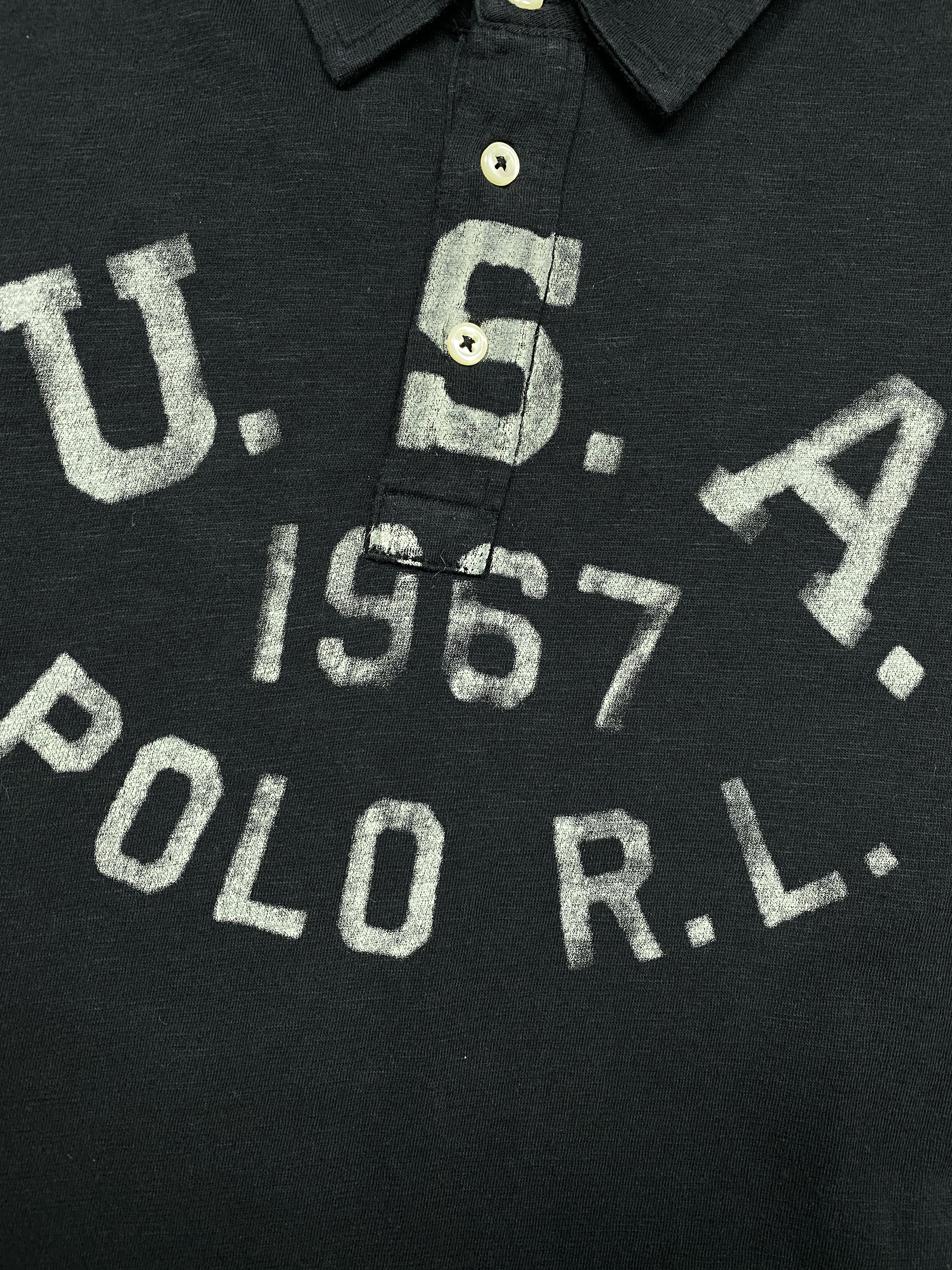 Polo Ralph Lauren Polo Ralph Lauren USA Vintage Mens Big Logo Polo Shirt Size US S / EU 44-46 / 1 - 3 Thumbnail