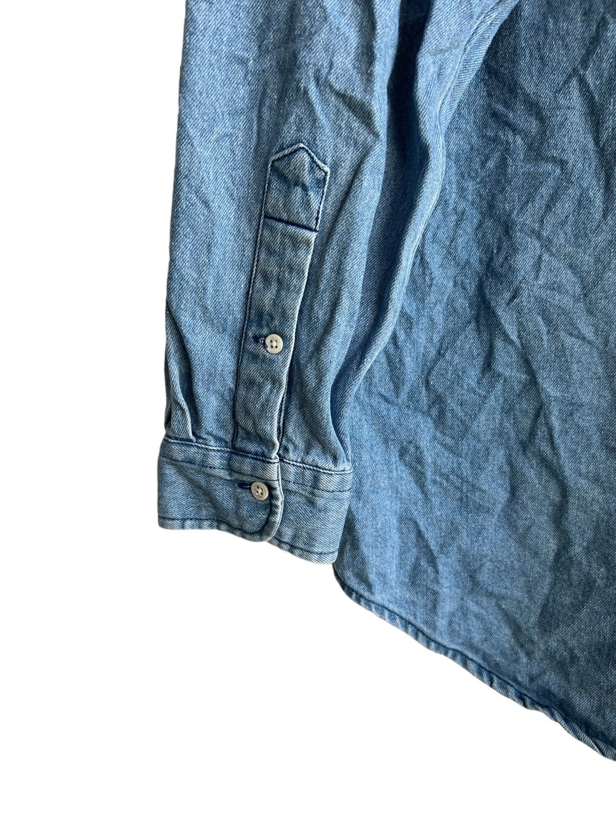 Polo Ralph Lauren Vintage 90s Polo Country Ralph Lauren Denim Work Shirt Jkt Size US M / EU 48-50 / 2 - 5 Thumbnail