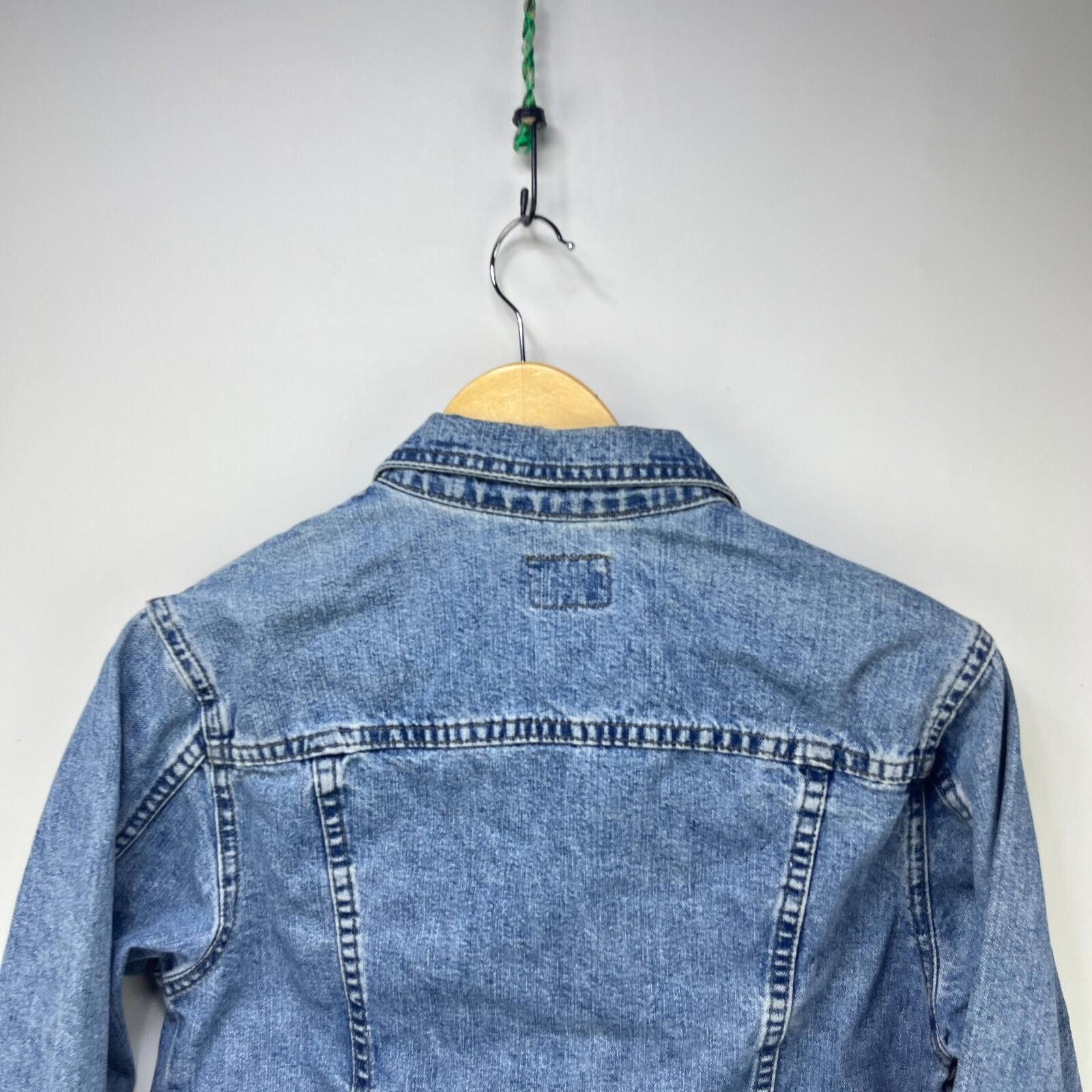 Other Vintage Riveted by Lee Denim Jacket Womens Medium Size M / US 6-8 / IT 42-44 - 12 Thumbnail