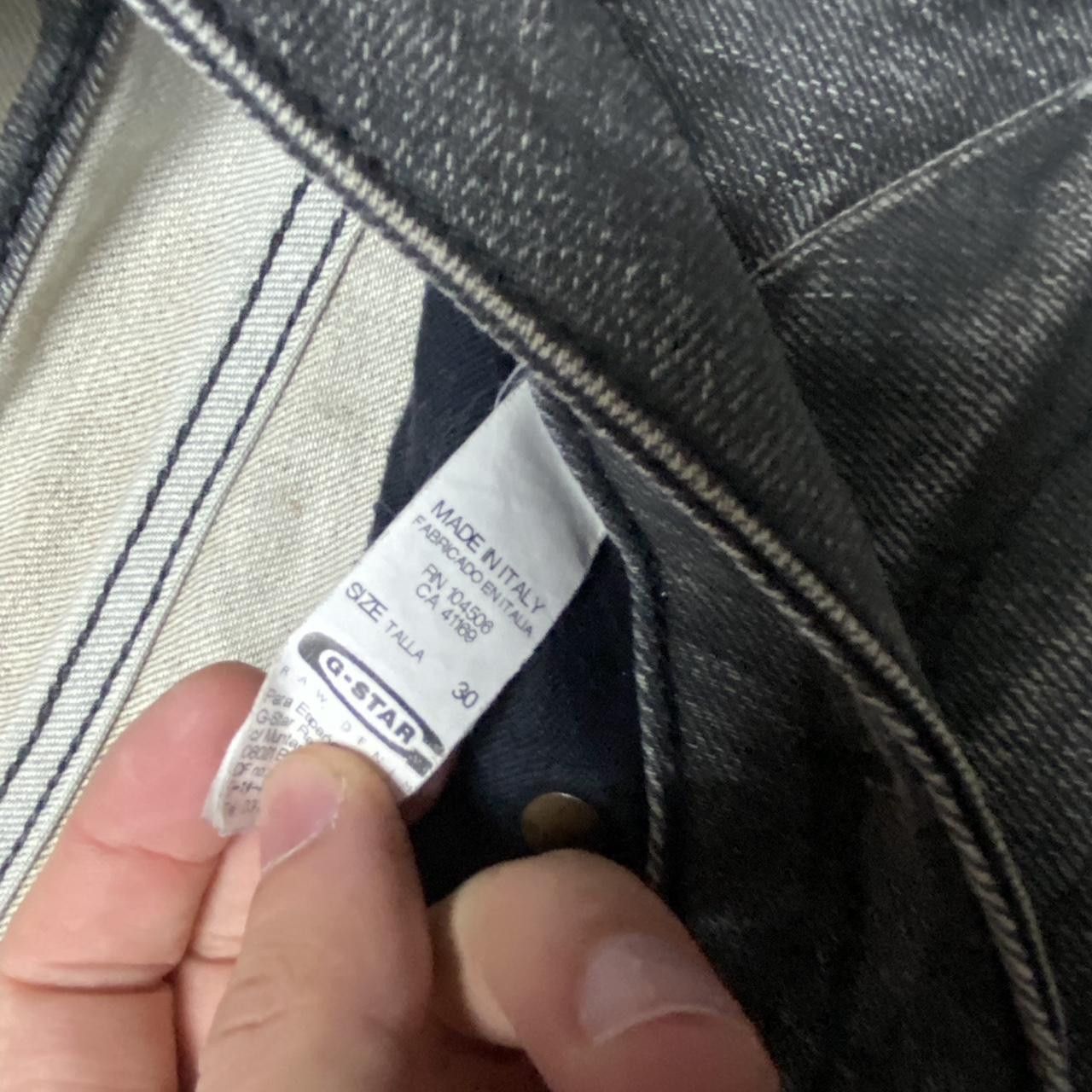 G-Star G-Star RAW black slim fit jeans with adjustable cuffs Size US 30 / EU 46 - 3 Thumbnail