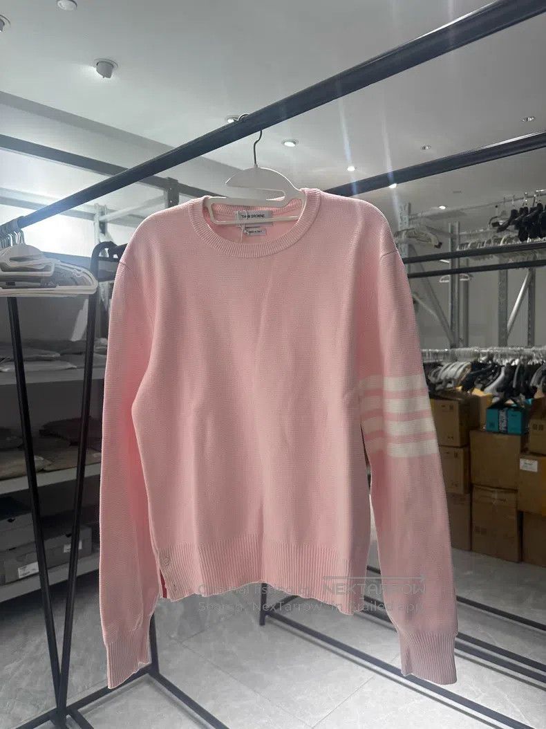 Thom Browne Thom Browne Striped Knit Shirt Size US M / EU 48-50 / 2 - 1 Thumbnail