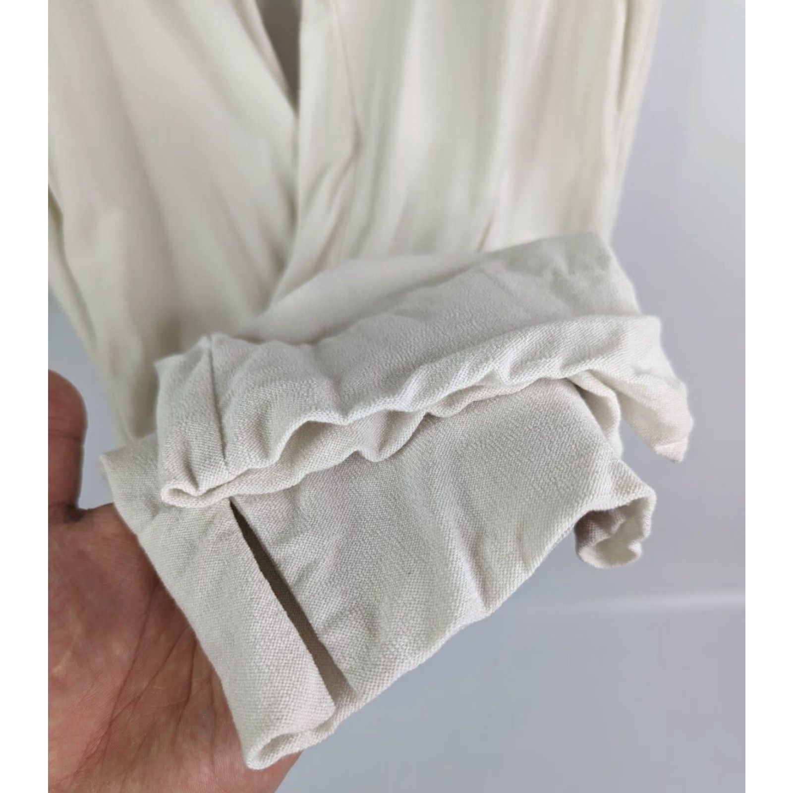 Eileen Fisher EILEEN FISHER Capri Pants Petite Small Stretch Crepe Straight Leg White USA Size 28" / US 6 / IT 42 - 3 Thumbnail