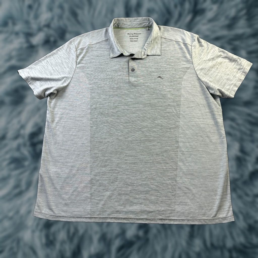 Tommy Bahama Tommy Bahama Polo Shirt Mens 3XL Gray Islandzone Performance Size US XXL / EU 58 / 5 - 1 Thumbnail