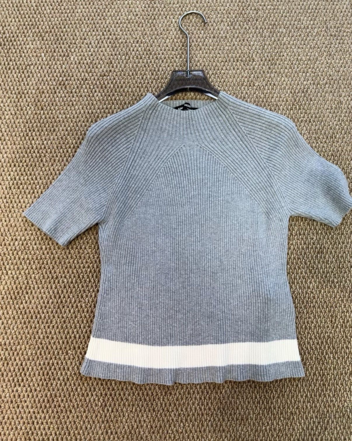 Comme des Garcons Comme des Garçons Junya Mock Neck Short Sleeve Knit Top K23 Size S / US 4 / IT 40 - 1 Thumbnail