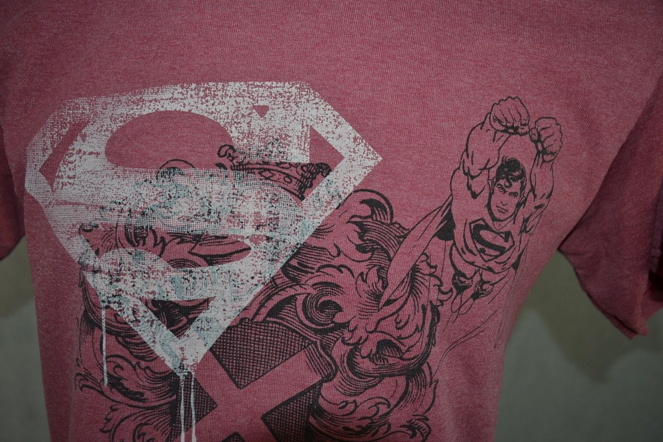 DC Comics × Marvel Comics × Vintage Vintage Six Flags Superman Man Of Steel tee superhero movie Size US S / EU 44-46 / 1 - 4 Thumbnail