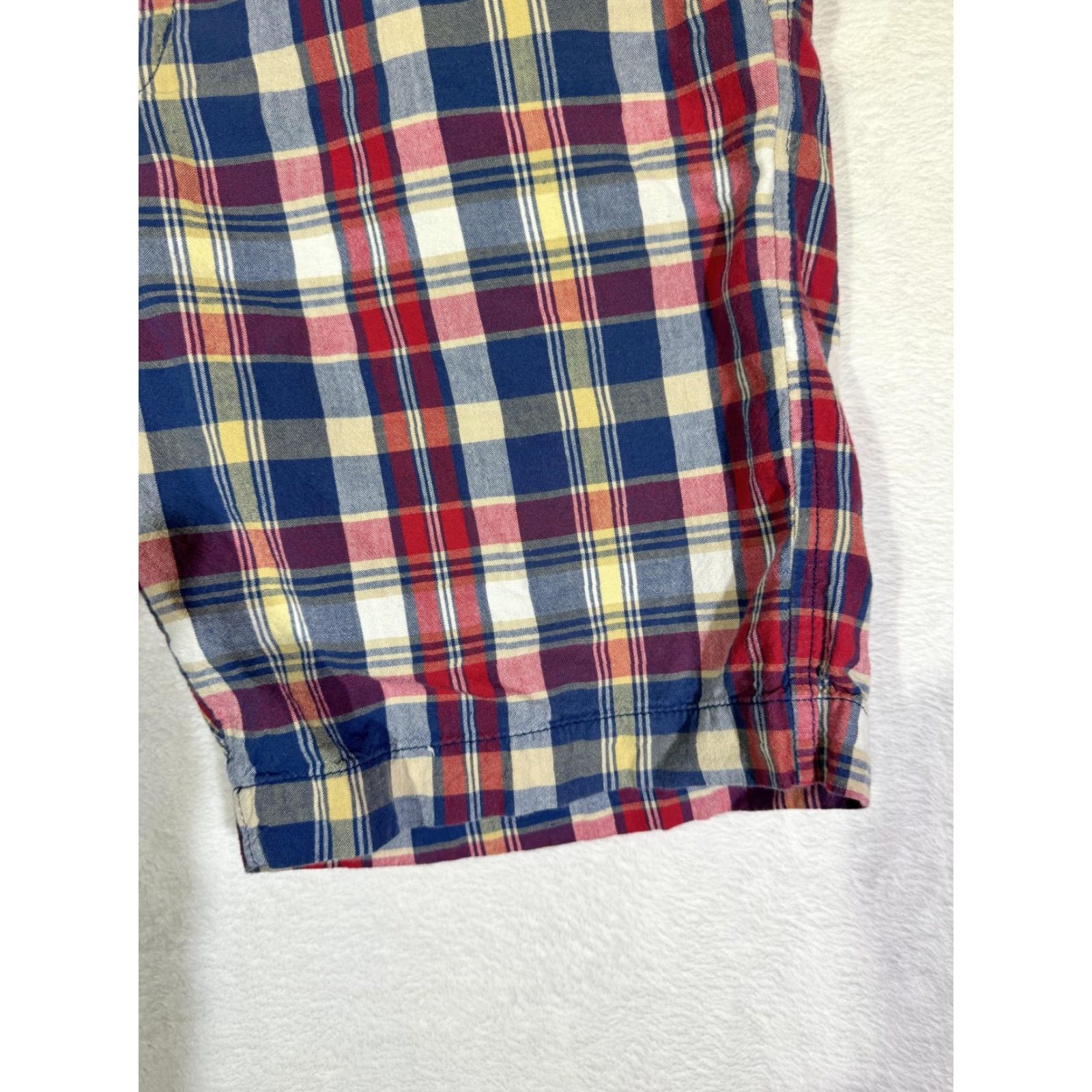 American Eagle Outfitters American Eagle Shorts Mens 33 Plaid Classic Preppy Casual Cotton Size US 33 - 5 Thumbnail