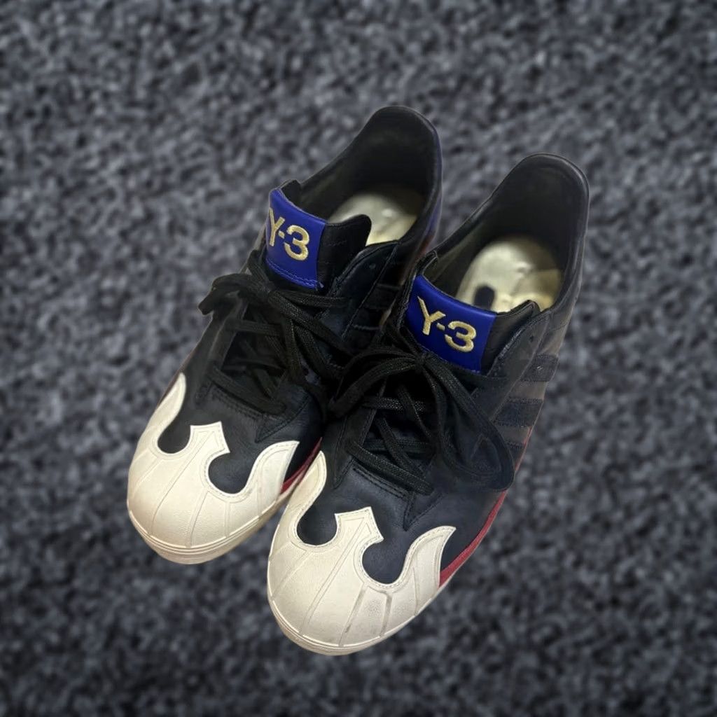 Y-3 Y-3 Sneakers Men 9.5US Black/White/Red/Blue Sneaker JPN Collaboration Yohji Yama Size US 10 / EU 43 - 1 Thumbnail