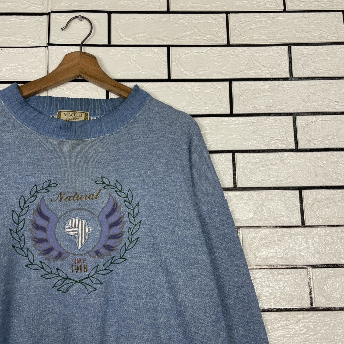 Japanese Brand Japanese Brand Macelli Crewneck Sweatshirt Size US M / EU 48-50 / 2 - 5 Thumbnail