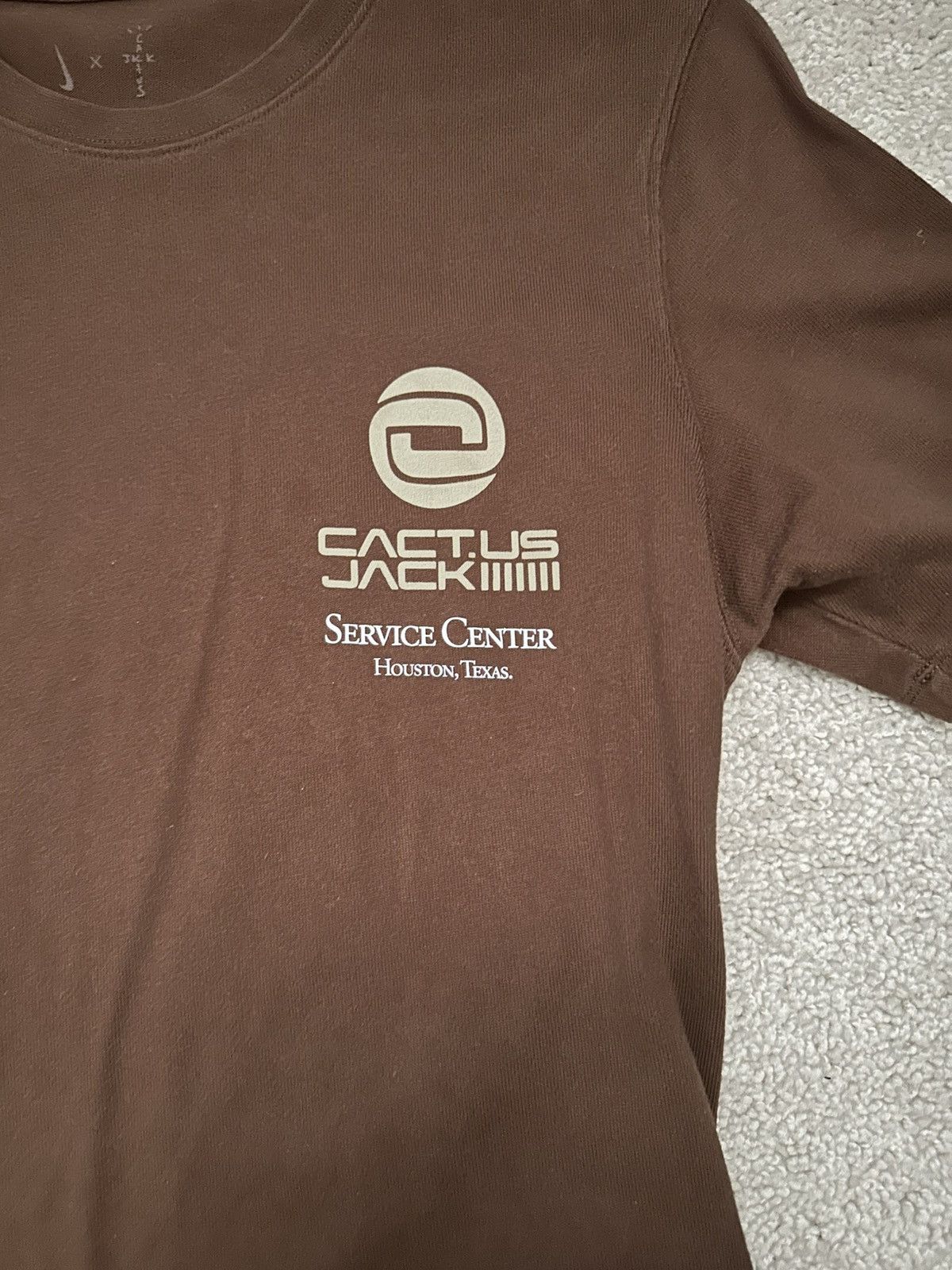 Nike × Travis Scott Cactus Jack Corp tee Size US S / EU 44-46 / 1 - 2 Thumbnail