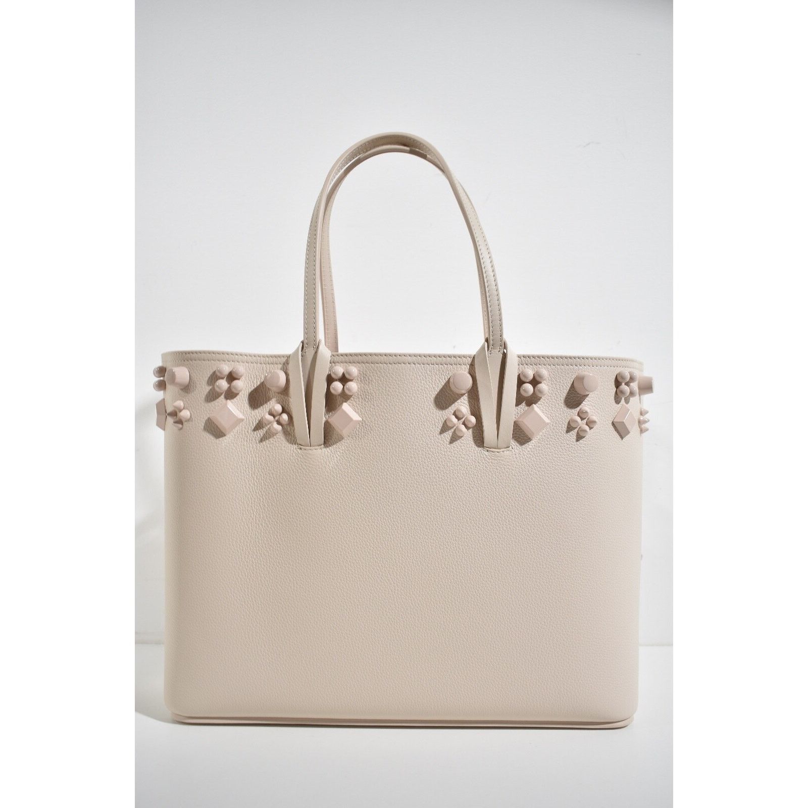 Christian Louboutin Christian Louboutin Leather Spike Tote Shoulder Bag Size ONE SIZE - 2 Thumbnail