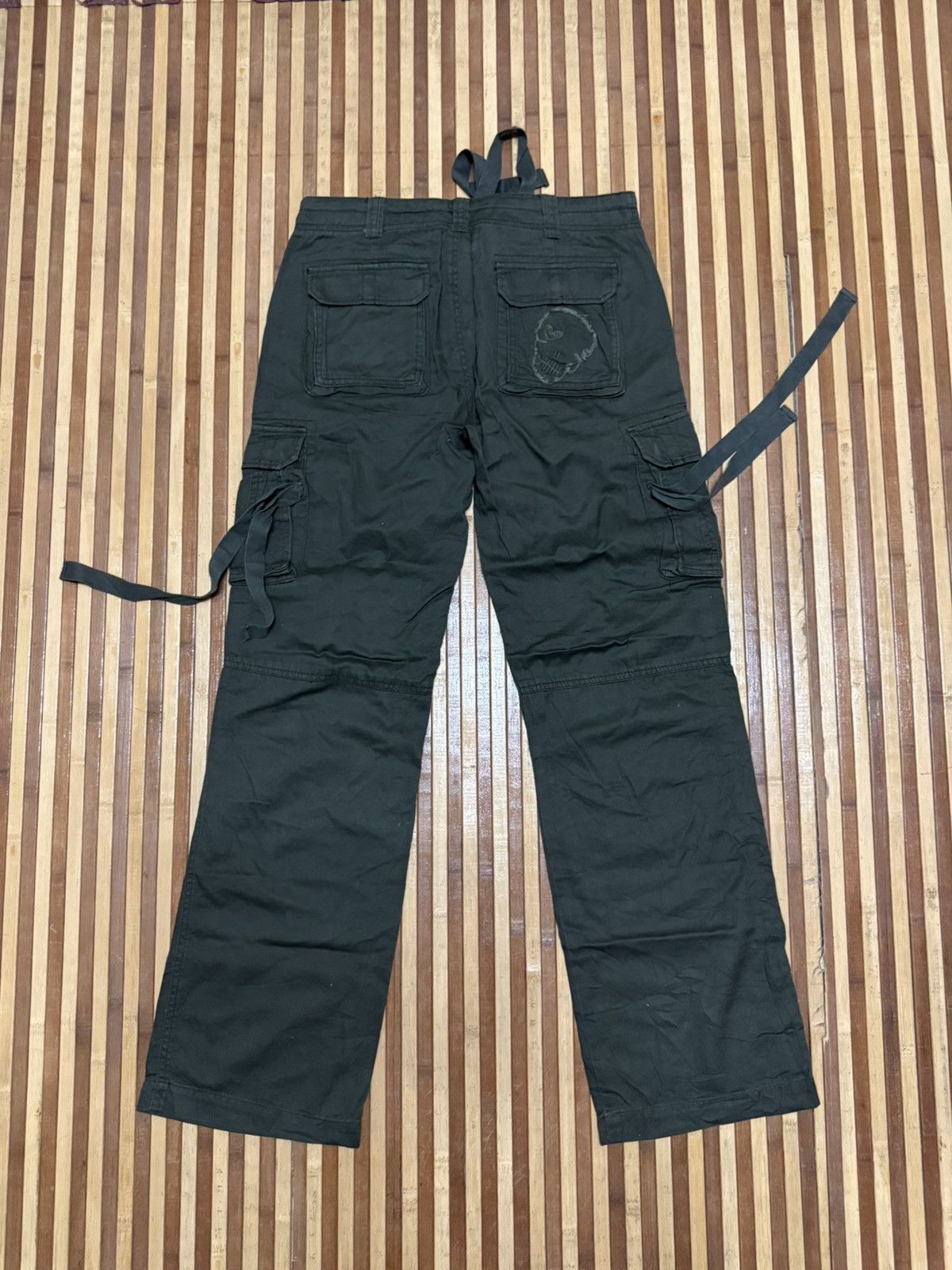 Japanese Brand POLHAM Unisex Cargo Pants Streetwear Multipocket Size US 29 - 5 Thumbnail