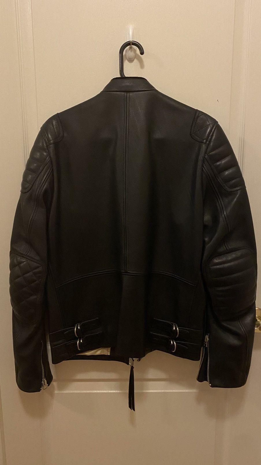 Acne Studios Acne Studios Black Leather Biker Jacket Moto Size 48/50 Size US L / EU 52-54 / 3 - 4 Thumbnail