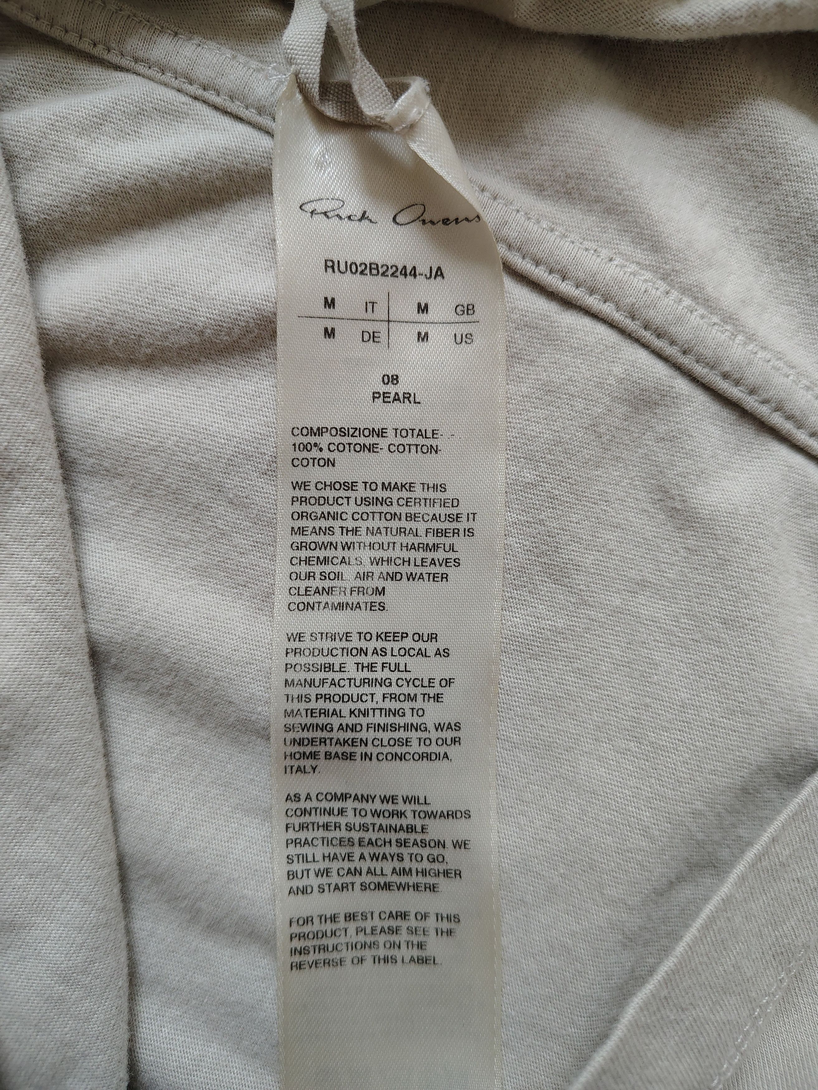 Rick Owens Strobe Jumbo Tee Size US M / EU 48-50 / 2 - 4 Thumbnail