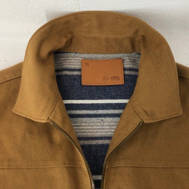 Taylor Stitch Mechanic Jacket in British Khaki Tuff Duck Size US XS / EU 42 / 0 - 3 Thumbnail