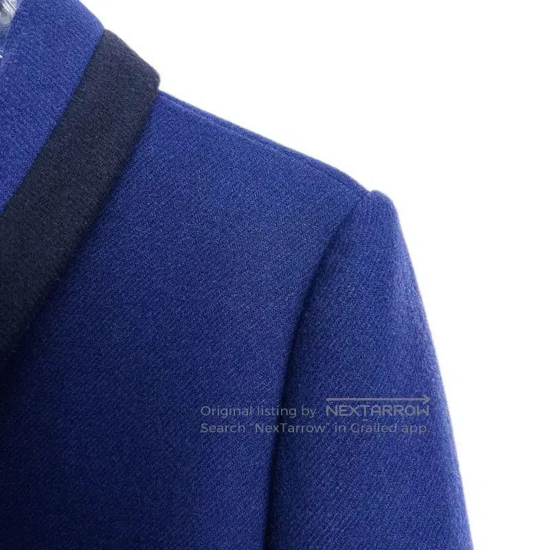 Miu Miu Miu Miu Women's Dark Blue Cotton Coat . Size M / US 6-8 / IT 42-44 - 3 Thumbnail
