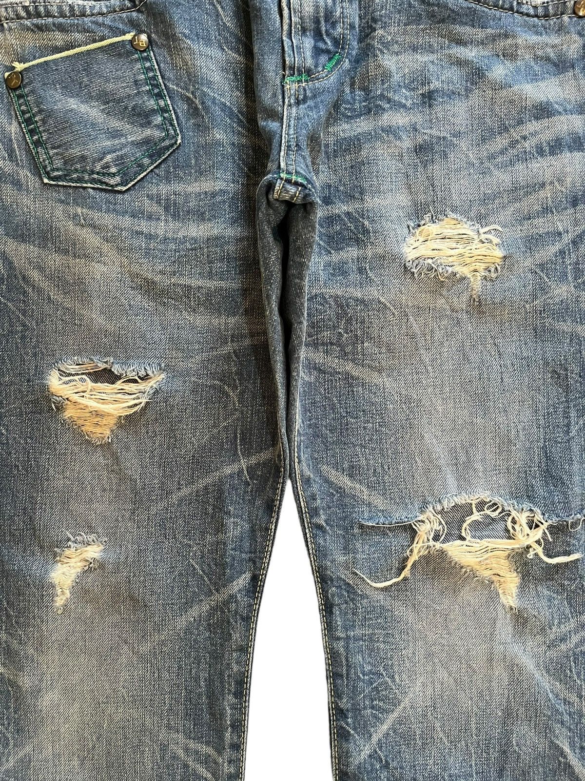 Edwin × Japanese Brand Vintage Japanese Edwin Selvedge Acid Wash Style Jeans Size US 33 - 6 Thumbnail