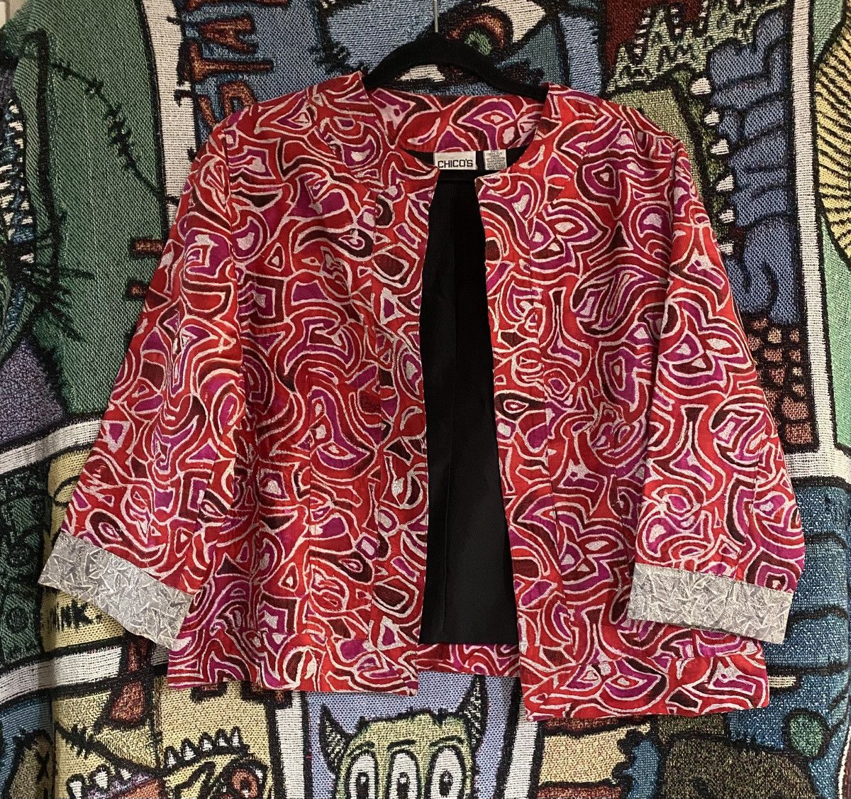 Chicos CHICO’S SILK BLAZER Size XS / US 0-2 / IT 36-38 - 1 Thumbnail