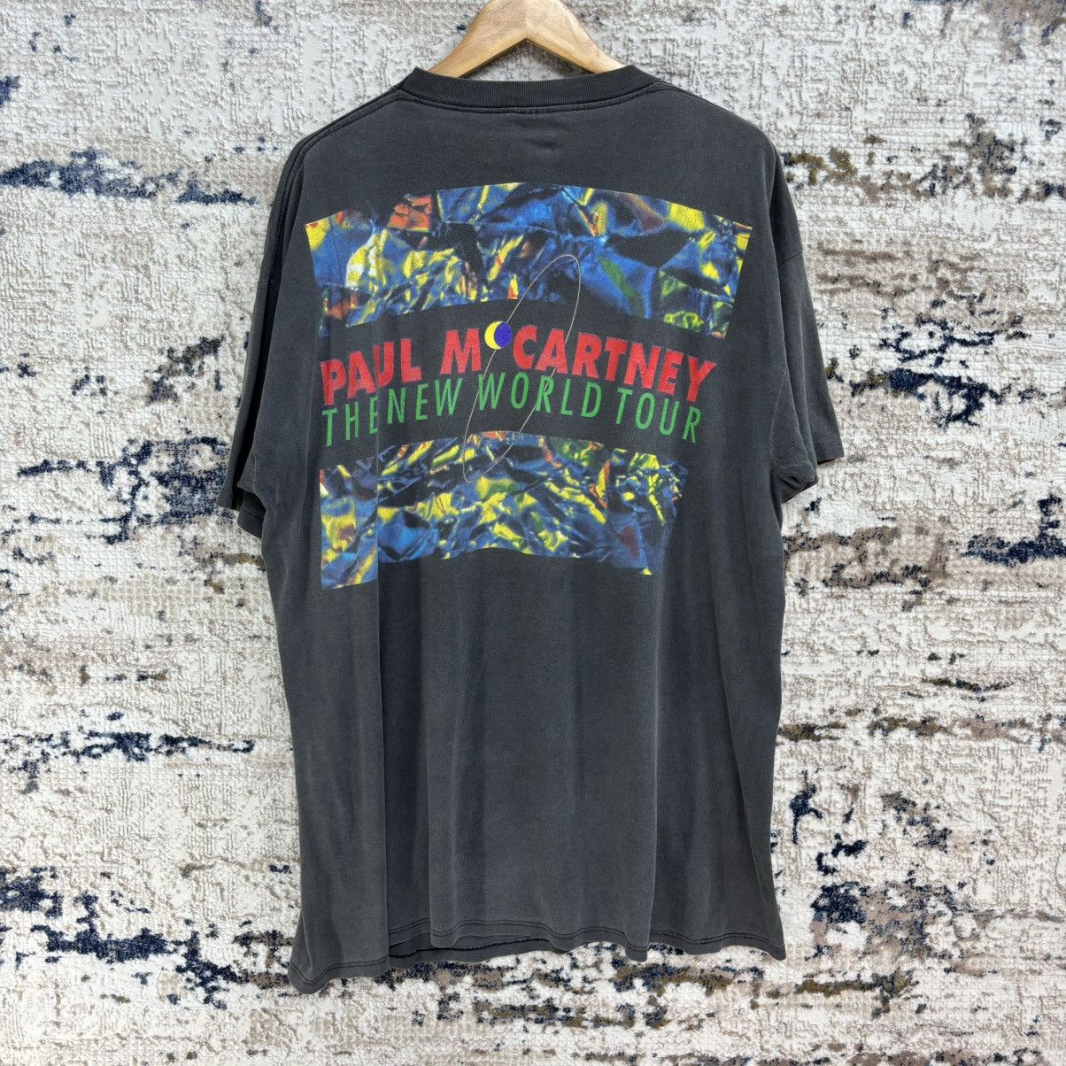 Band Tees × Vintage Vintage Paul McCartney The New World Tour T-shirt Size US XXL / EU 58 / 5 - 13 Thumbnail
