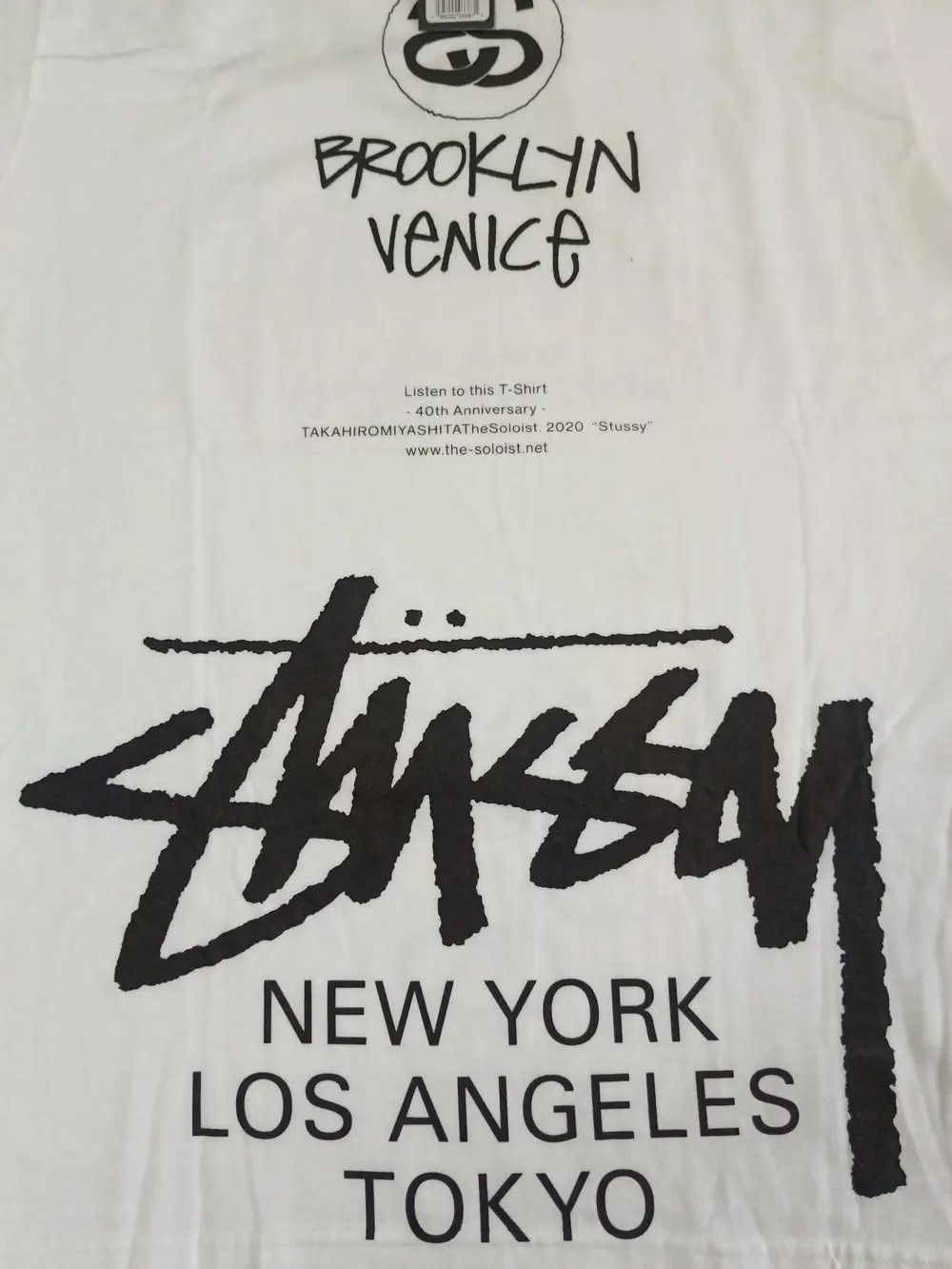 Stussy × Takahiromiyashita The Soloist. Stussy x Takahiromiyashita The Soloist World Tour T-shirt Size US L / EU 52-54 / 3 - 5 Thumbnail