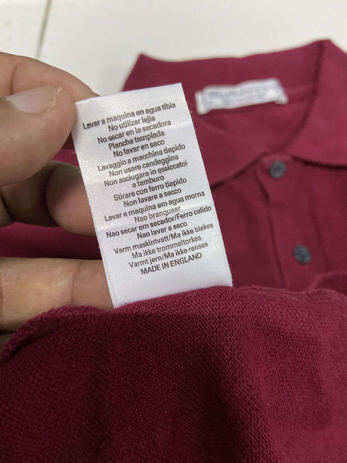 Burberry VINTAGE BURBERRY ENGLAND POLOS SHIRT Size US S / EU 44-46 / 1 - 10 Thumbnail